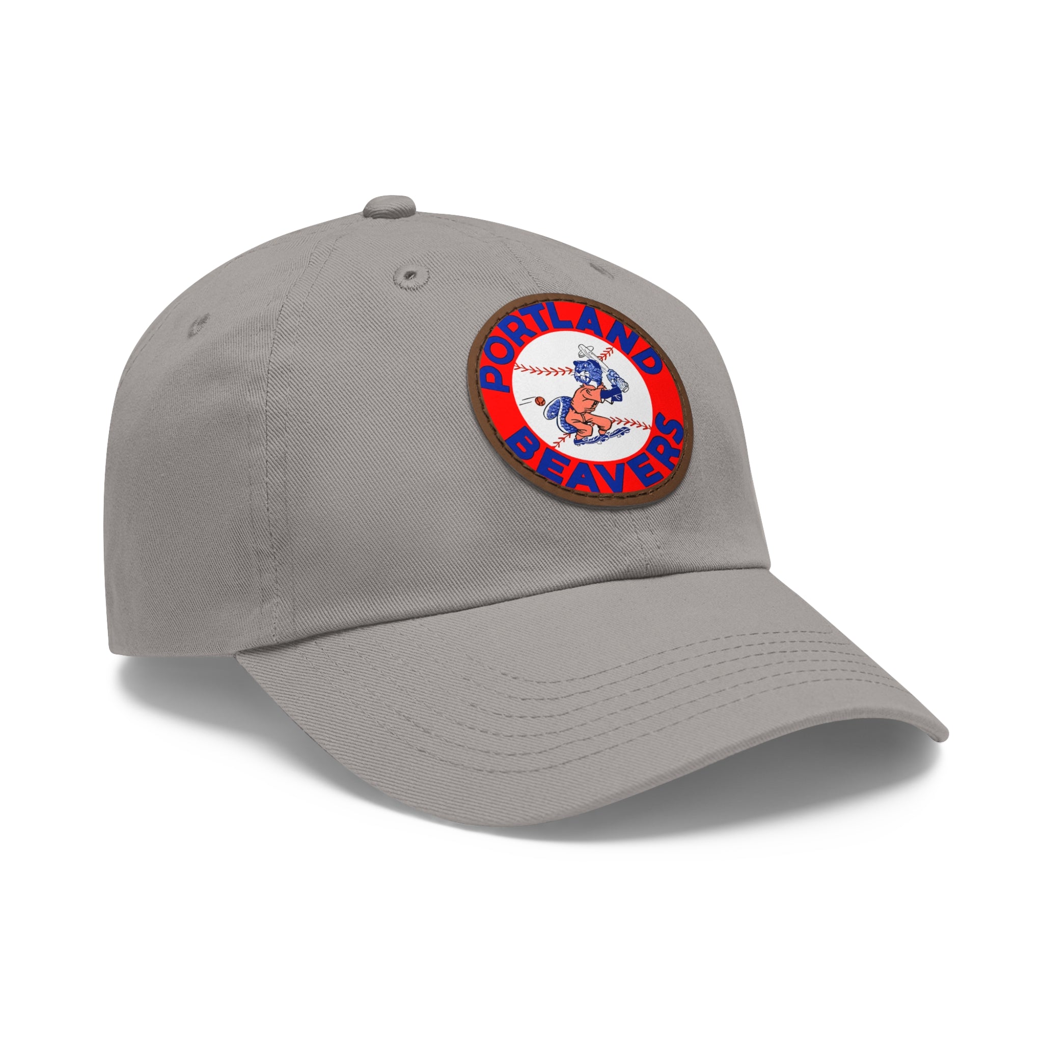 1967 Vintage Portland Beavers - Pacific Coast League Baseball - Dad Hat with Leather Patch (Round)