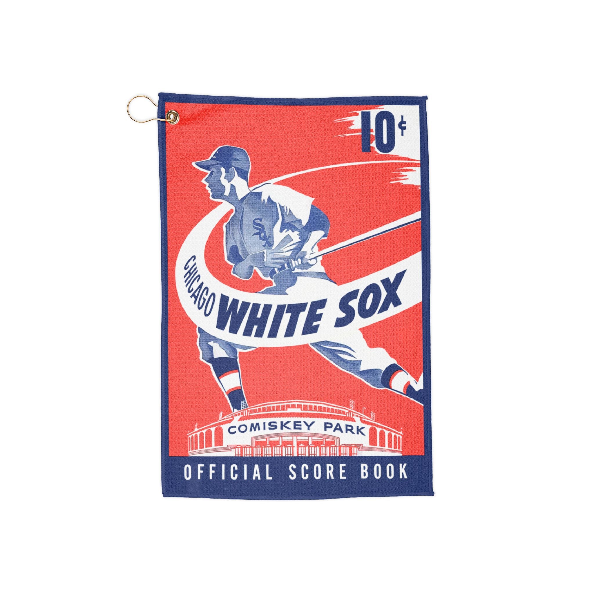 Golf Towels, 1950 Baseball Chicago White Sox Design - Sports Towel, Golf Accessory, Gift for Golfers, Vintage Baseball Towel, Sports Fan