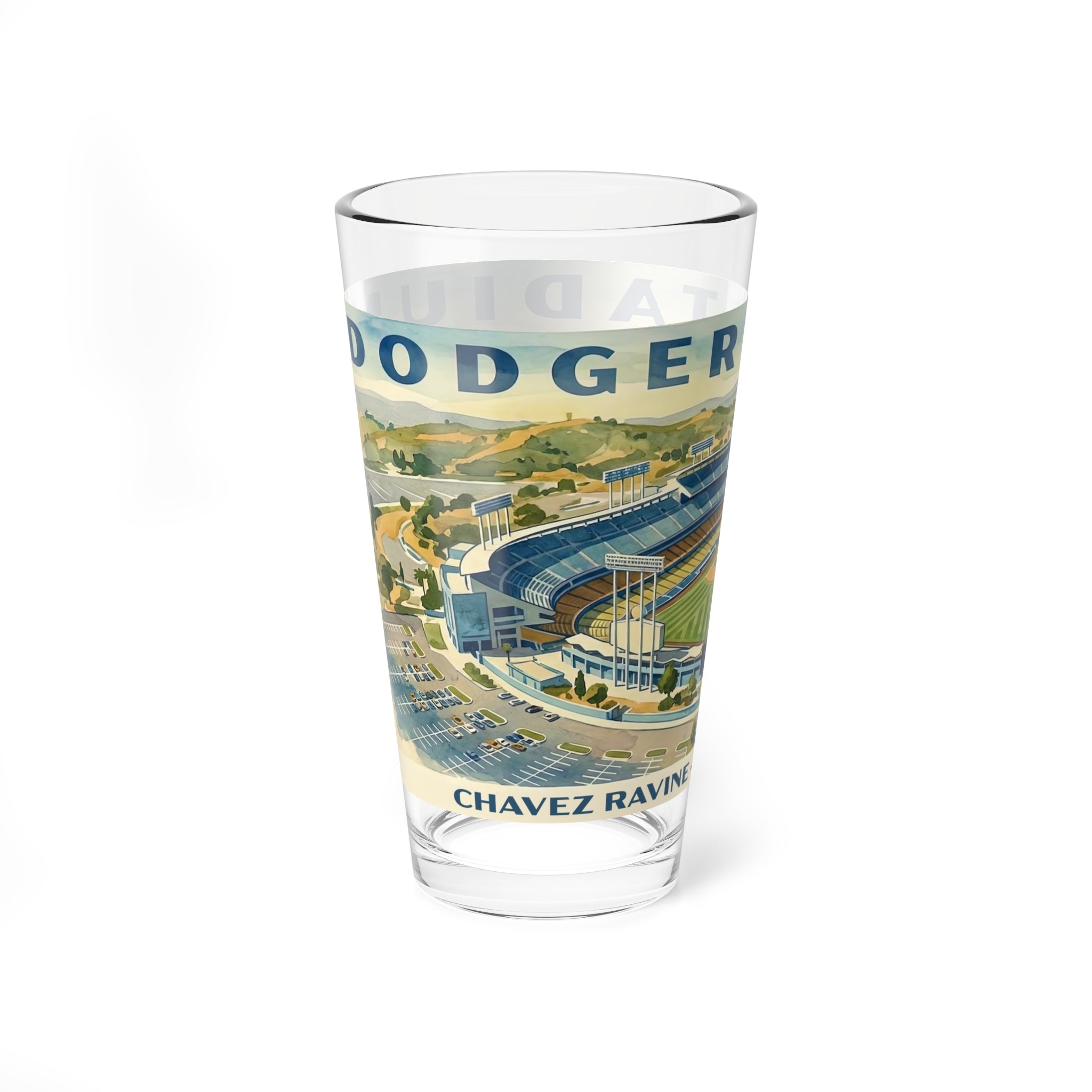 Chavez Ravine Dodger Stadium Mixing Glass 16oz