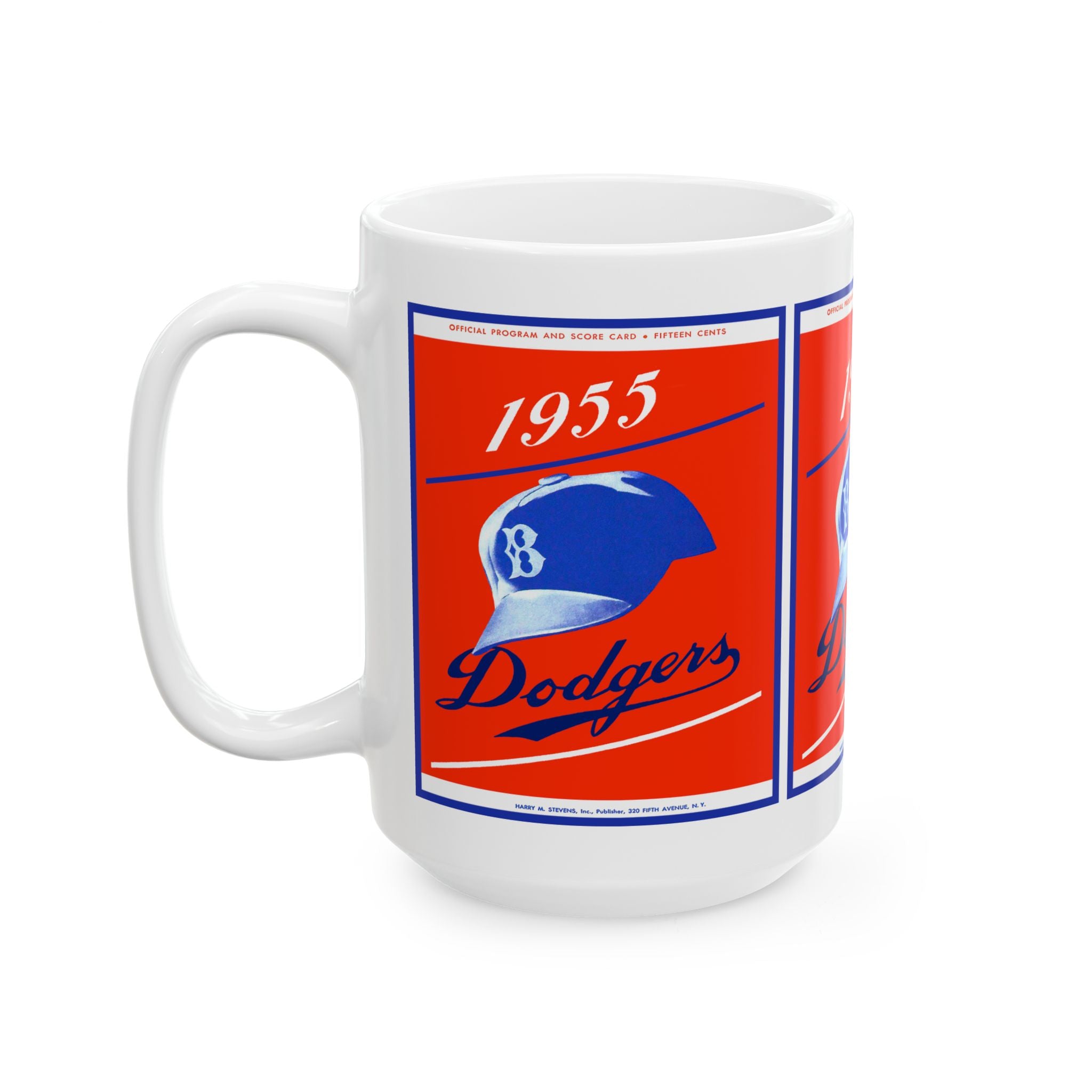 Brooklyn Dodgers 1955 Baseball Ceramic Mug (11oz & 15oz)