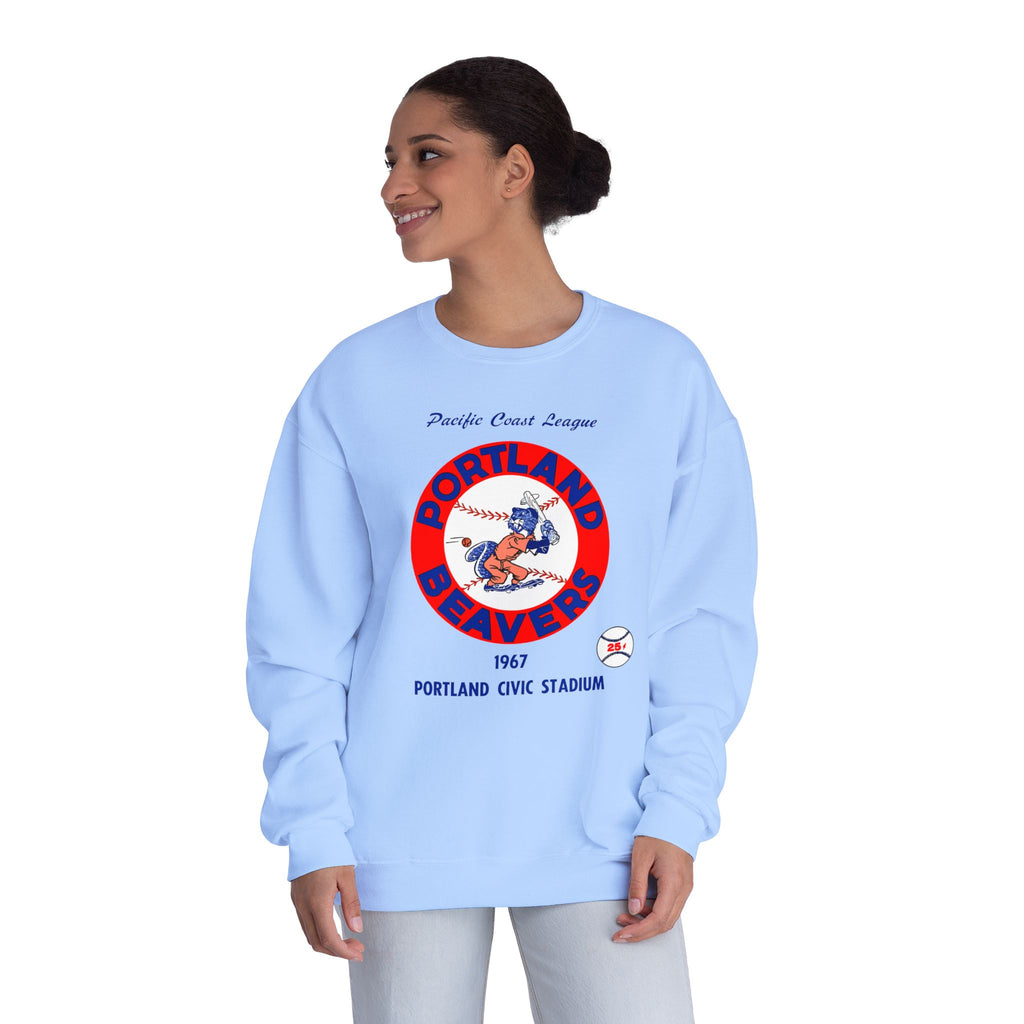 1967 Vintage Portland Beavers - Pacific Coast League Baseball - Unisex NuBlend® Crewneck Sweatshirt