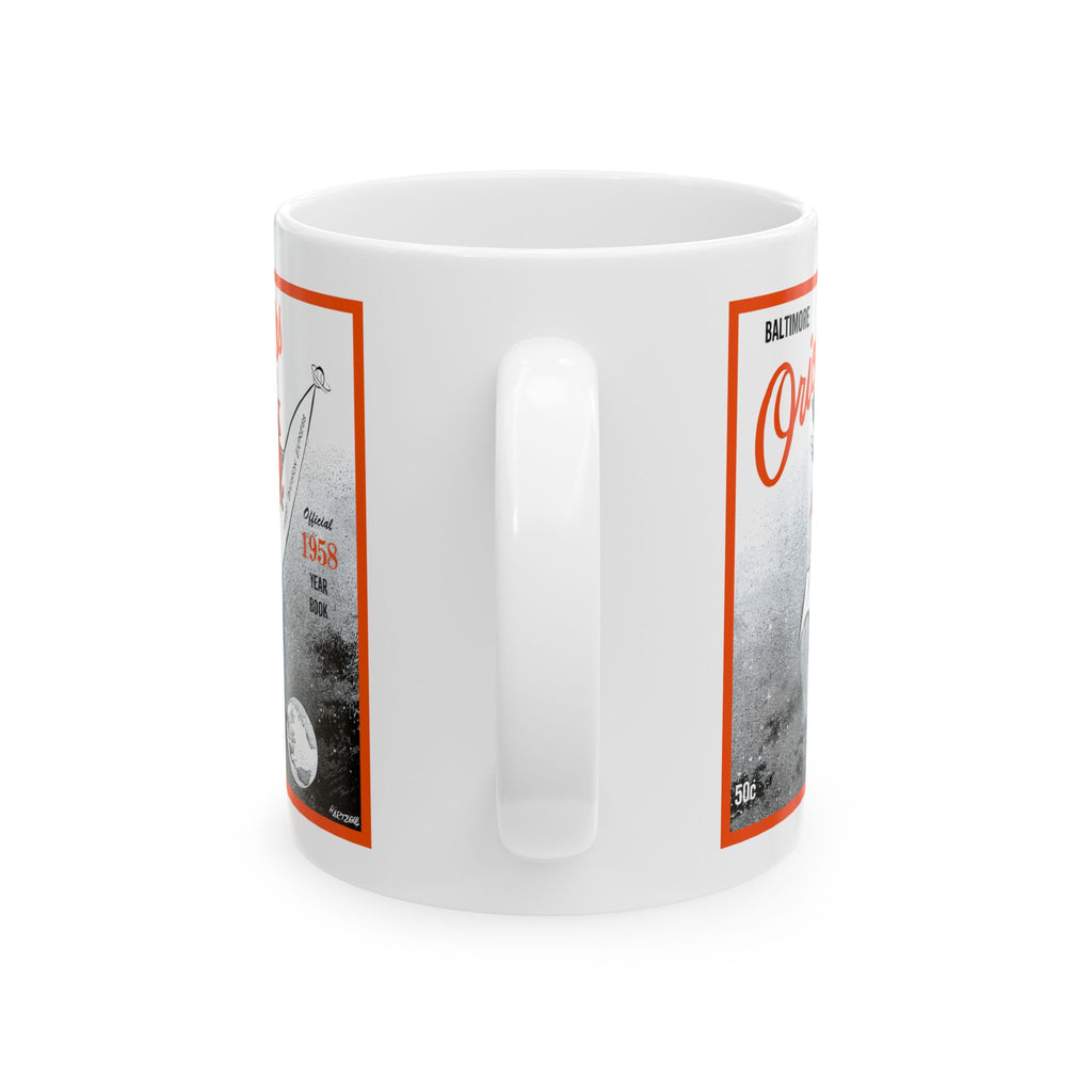 Baseball Ceramic Mug, 1958 Baltimore Baseball Decor, Sports Fan Gift, Coffee Cup, Tea Mug, Home Kitchen Decor, Baseball Lover Gift