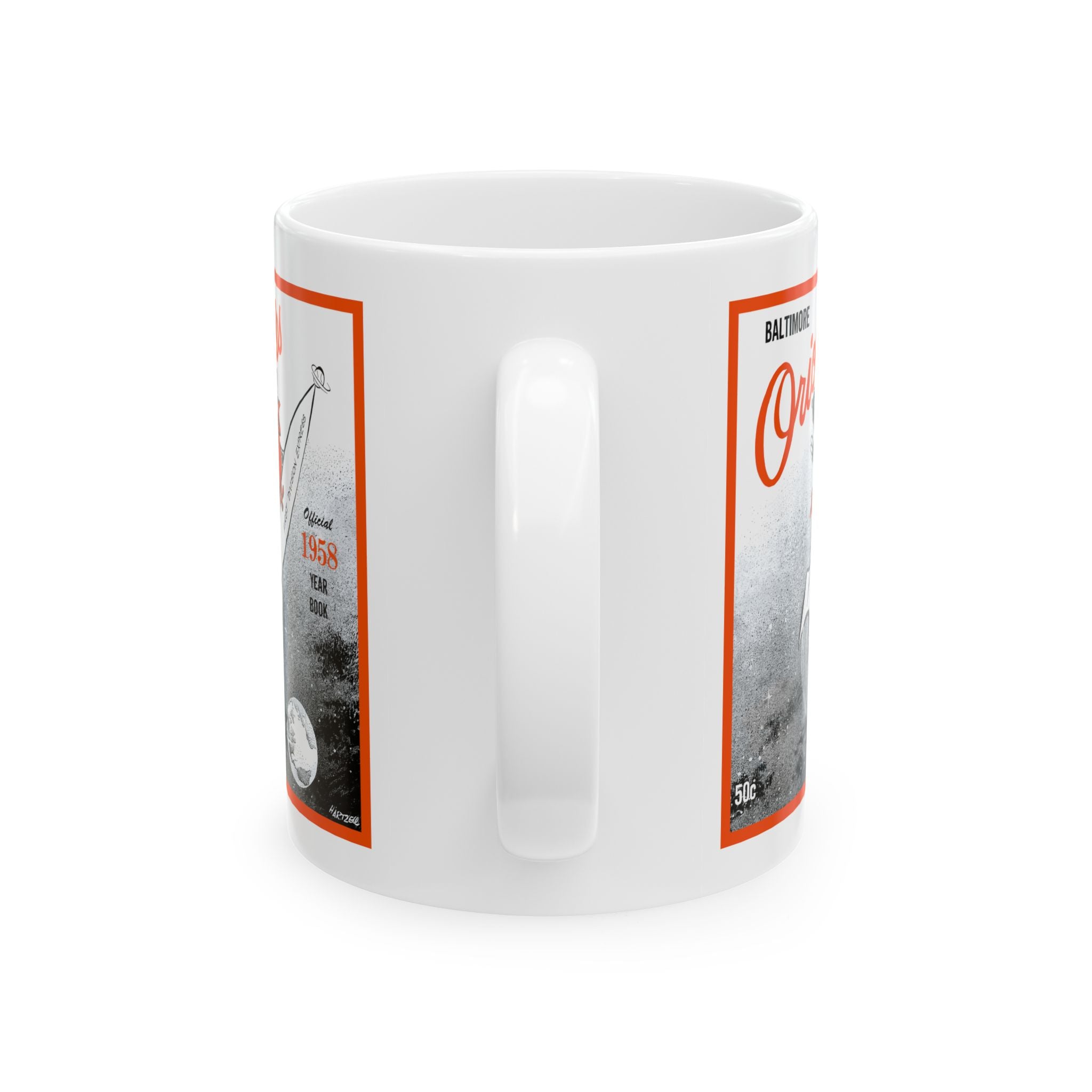 Baseball Ceramic Mug, 1958 Baltimore Baseball Decor, Sports Fan Gift, Coffee Cup, Tea Mug, Home Kitchen Decor, Baseball Lover Gift