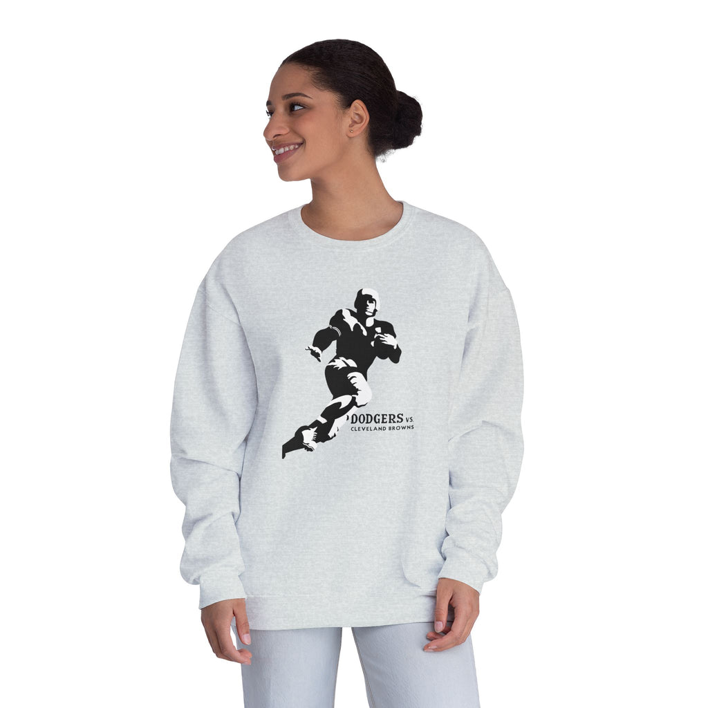 1947 Vintage Brooklyn Dodgers - Cleveland Browns Football  - NuBlend® Crewneck Sweatshirt