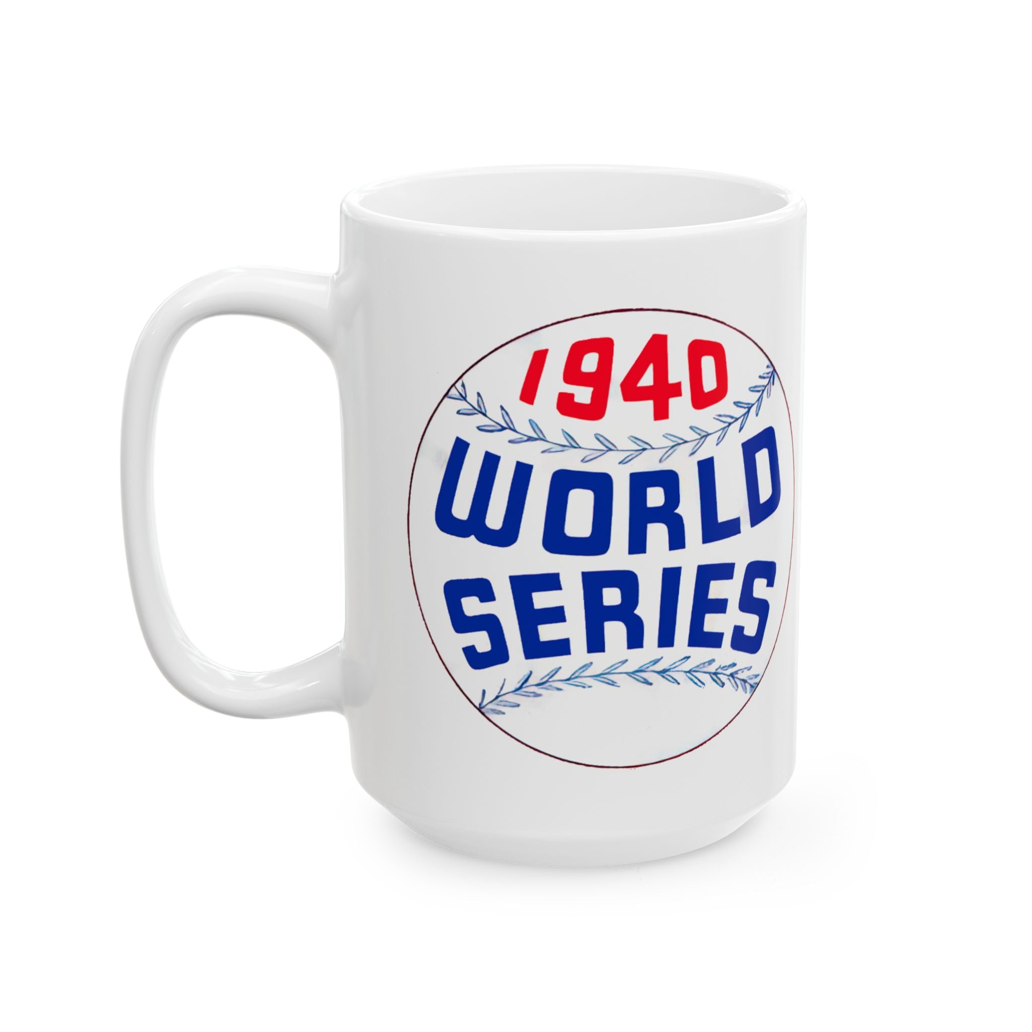 Vintage Baseball World Series Ceramic Mug, Sports Fan Gift, Retro Baseball Mug, Baseball Lover Coffee Cup, Baseball Memorabilia