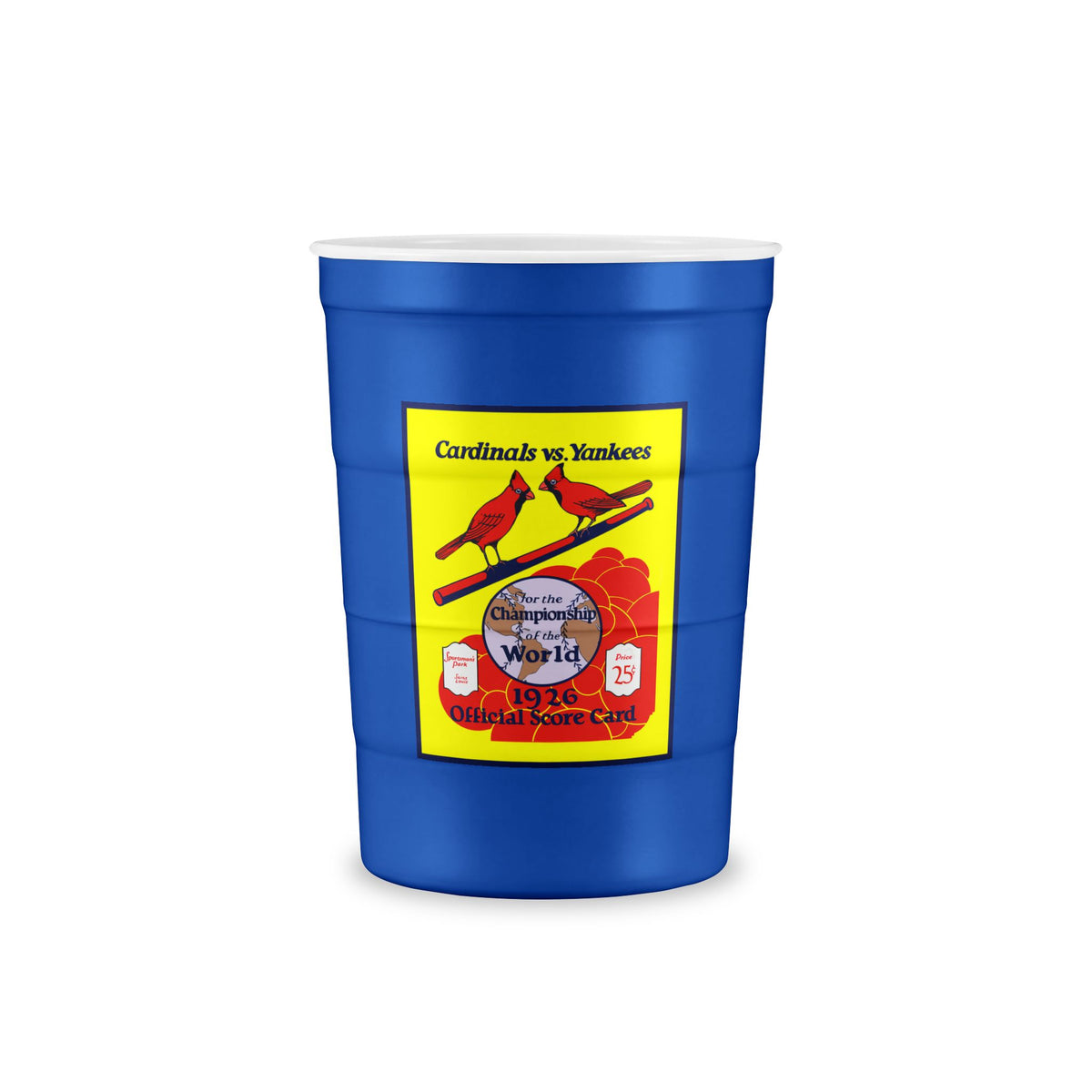 1926 Baseball World Series Cardinals - Yankees Recyclable Steel Cup — Reusable Party Cup