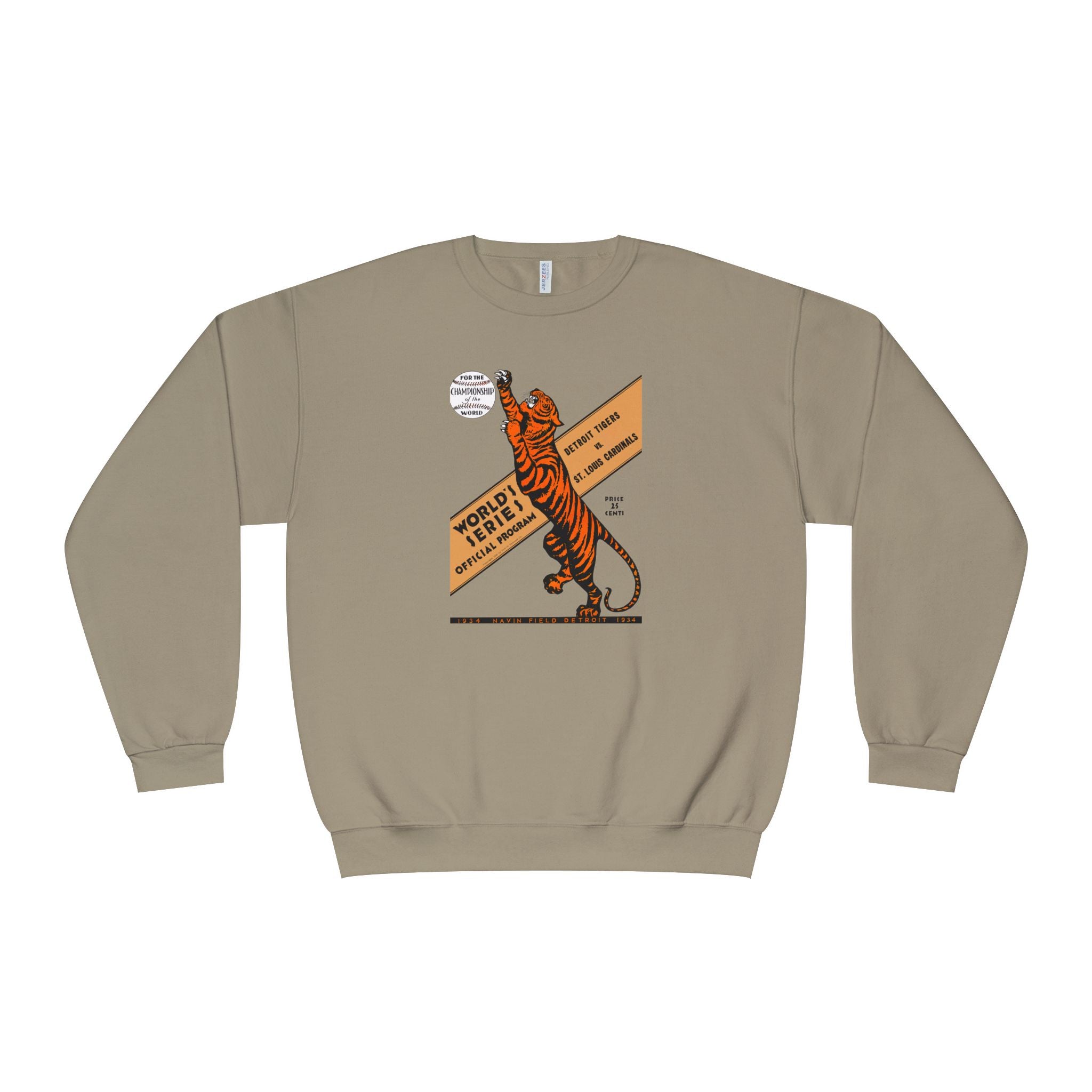 1934 Vintage Cardinals - Tigers Baseball World Series -  NuBlend® Crewneck Sweatshirt