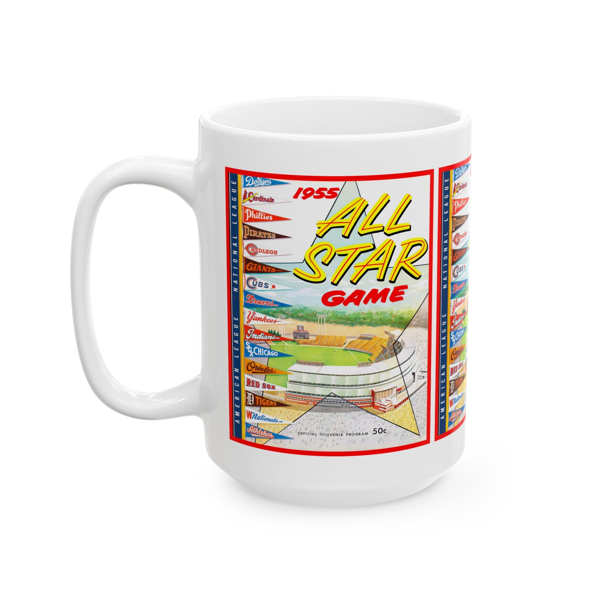 1955 Baseball All-Star Game Milwaukee Mug | Ceramic 11oz 15oz