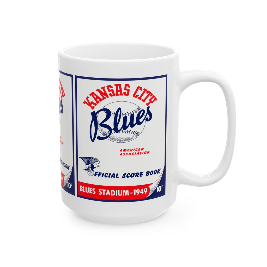 1949 Baseball Kansas City Blues Mug | Vintage Baseball Ceramic Coffee Cup 11 oz and 15 oz