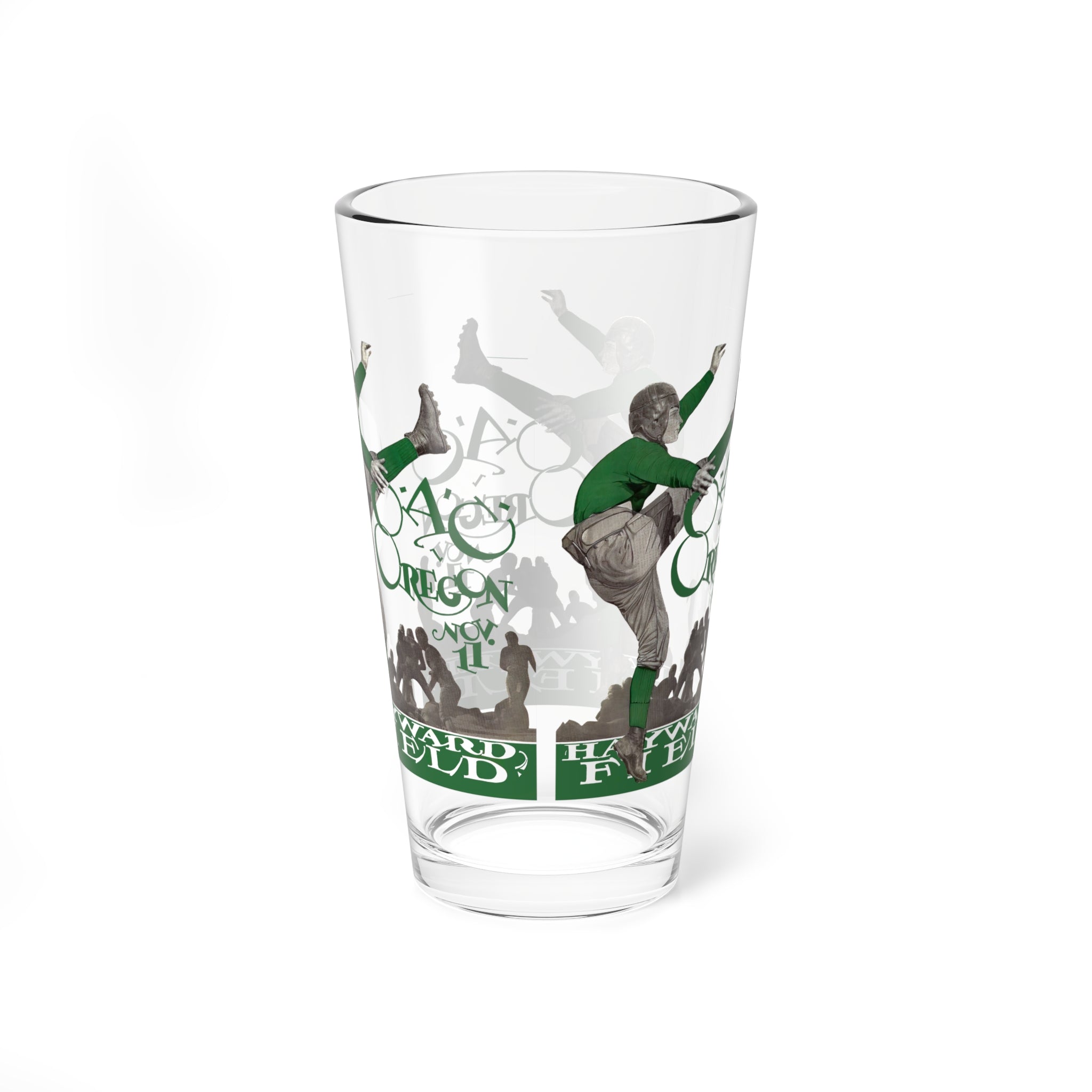 1927 Vintage Oregon State Beavers- University of Oregon Ducks Football Program Cover -  Pint Glass, 16oz