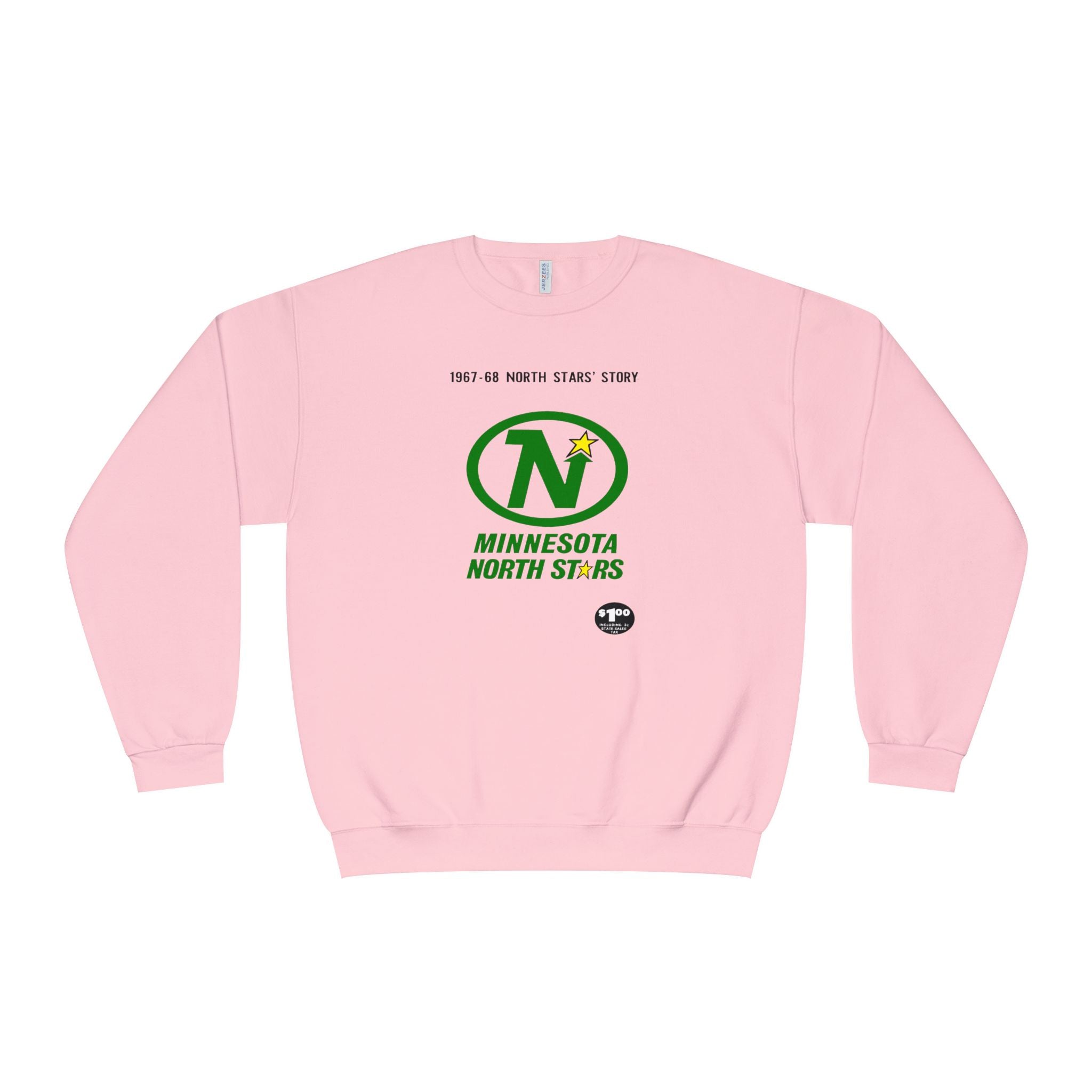 Vintage Minnesota North Stars Hockey Sweatshirt, 1967-1968 Retro Sports Crewneck Jumper, Unisex Pullover Gift for Hockey Fans, Minnesota