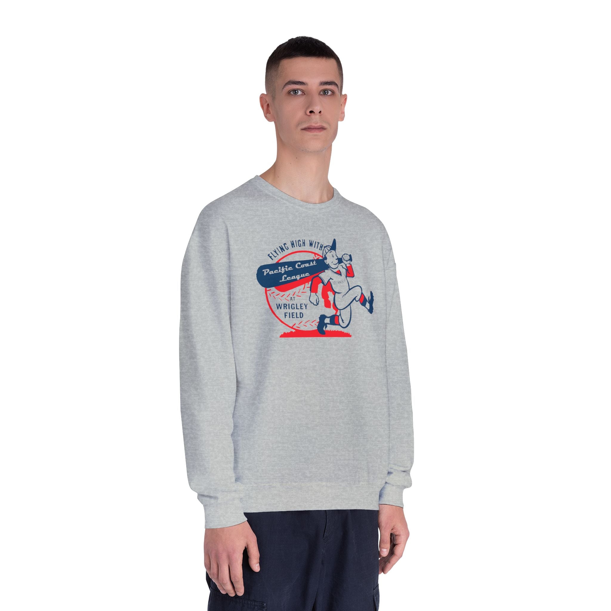 Vintage Pacific Coast League Los Angeles Wrigley Field Crewneck Sweatshirt