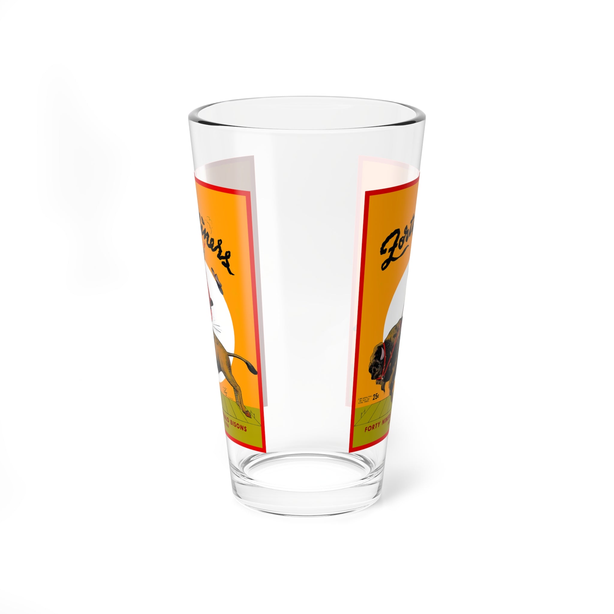 1946 San Francisco vs Buffalo Football Mixing Glass, 16oz