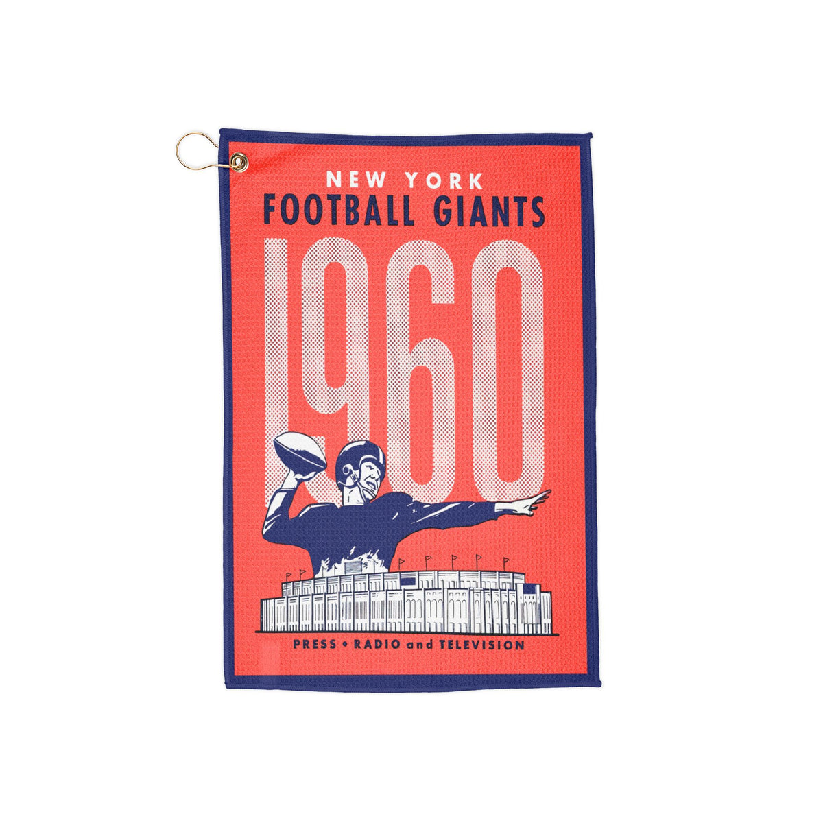 Vintage 1960 New York Football Giants Golf Towel