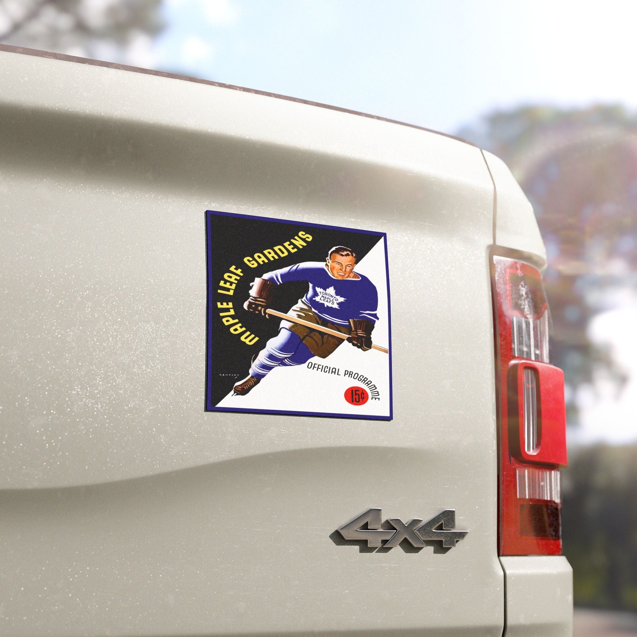 Car Magnets - Vintage Hockey Toronto Maple Leafs, 1938-1939 Memorabilia, Sports Fan Gift, Automobile Decal, Fridge Magnet, Locker Decoration
