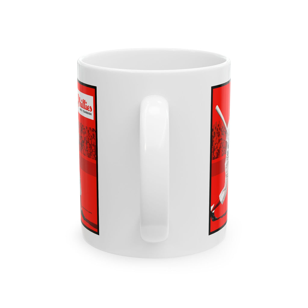 1961 Vintage Philadelphia Phillies Baseball Yearbook Cover - Ceramic Mug, 11oz, 15oz