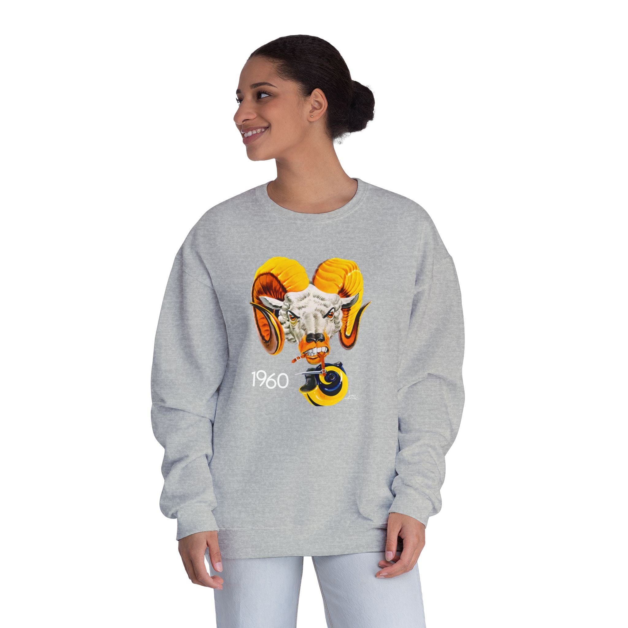 1960 Los Angeles Rams Football - NuBlend® Crewneck Sweatshirt
