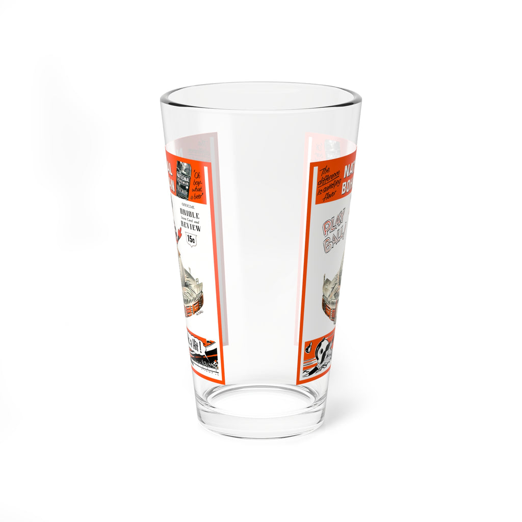 Mixing Glass, 16oz - 1954 Baseball Baltimore Orioles, Unique Gift for Baseball Fans, Glassware, Drinking Glass, Sports Memorabilia,