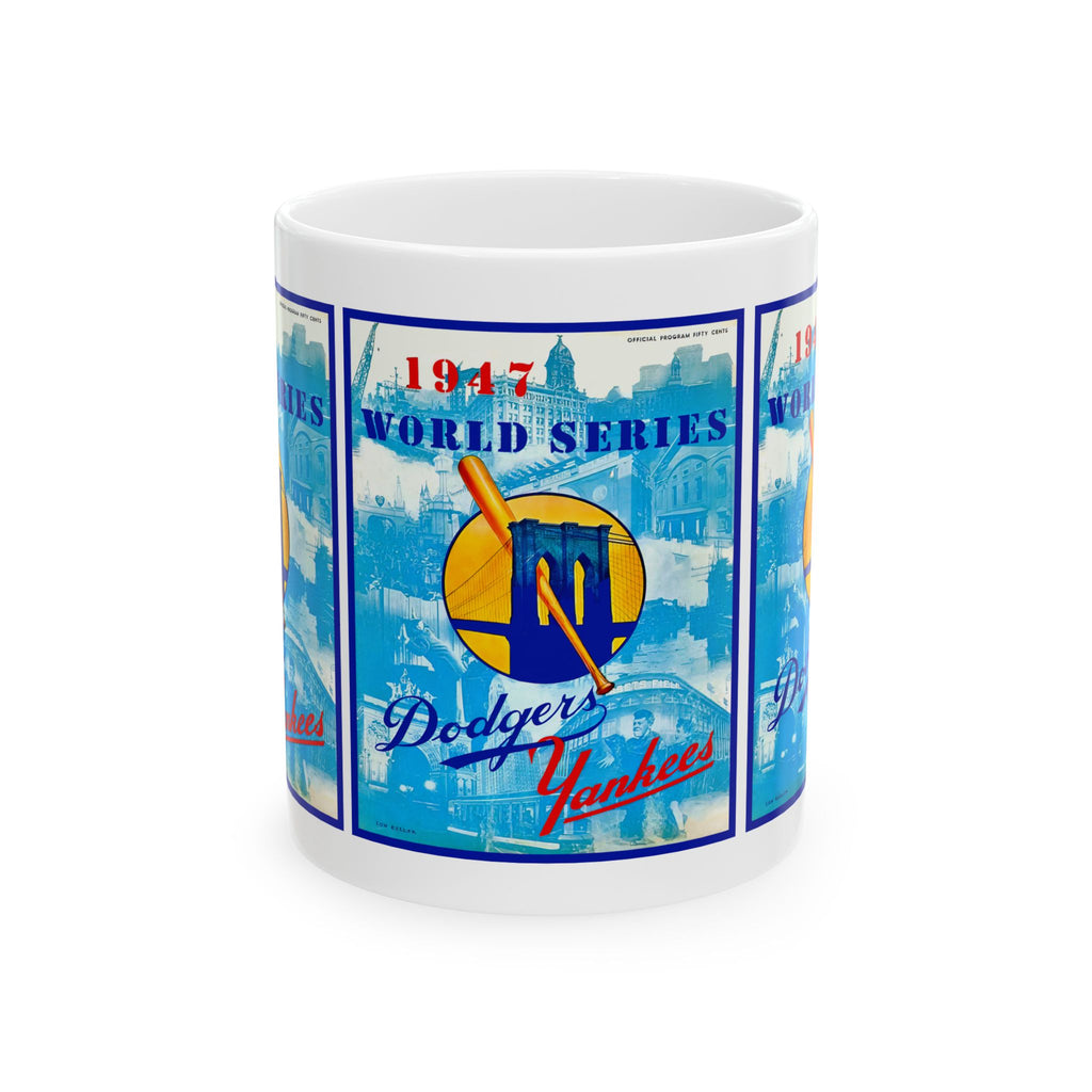 1947 Brooklyn Baseball World Series Ceramic Mug 11oz and 15oz