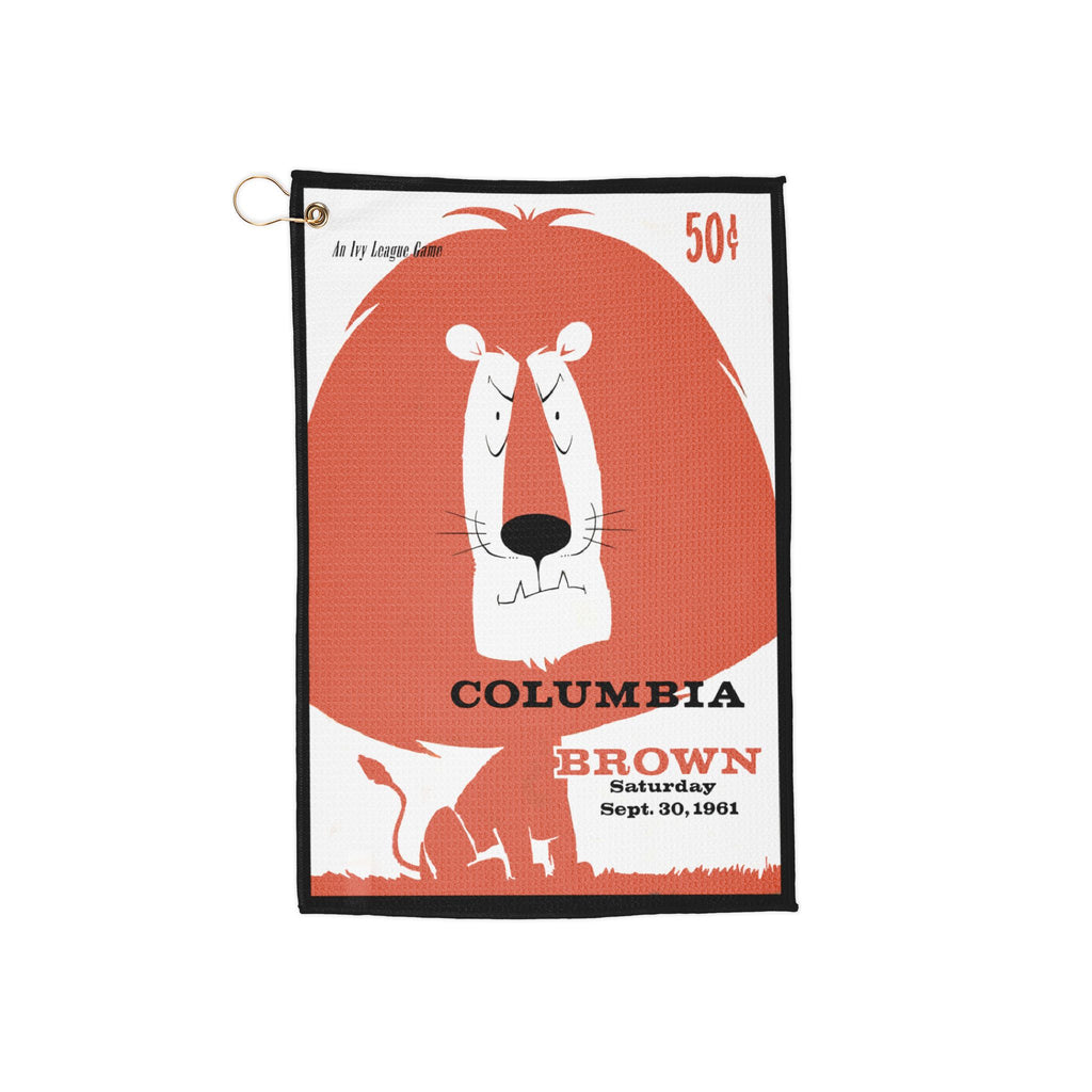 1961 Columbia-Brown Ivy League Football Towel | Golf Towel