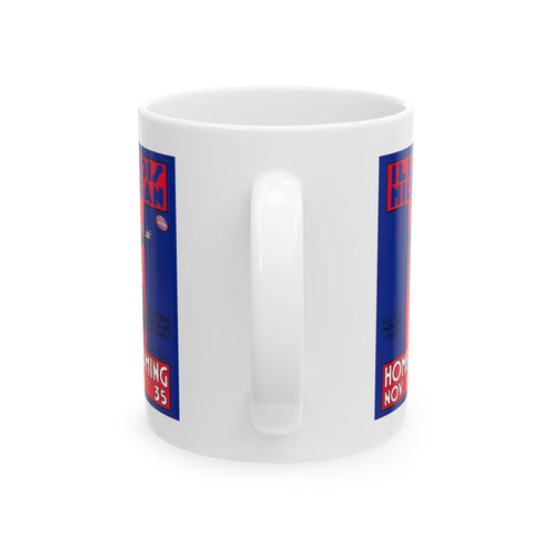 1935 Vintage Michigan - Illinois Illini Football Program Cover - Ceramic Mug, 11oz