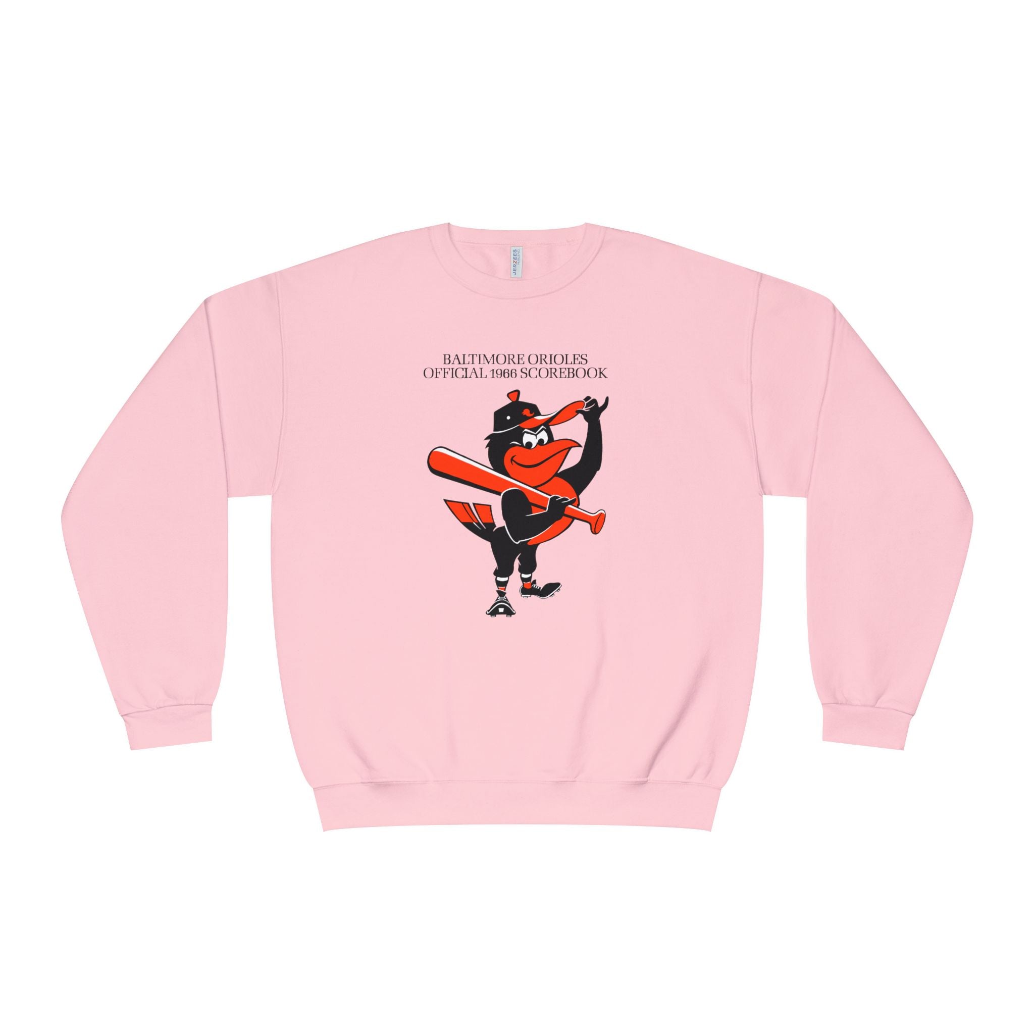 1966 Baltimore Orioles Baseball Scorecard - NuBlend® Crewneck Sweatshirt
