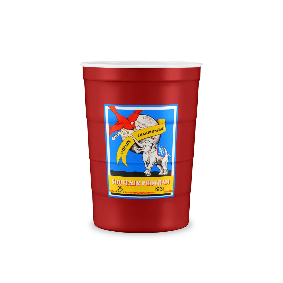 1931 Baseball World Series Cardinals vs Athletics - Recyclable Steel Cup