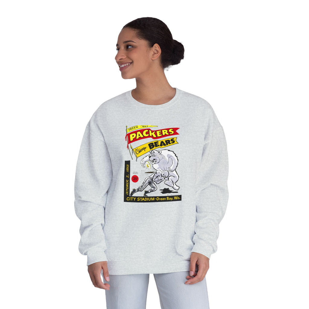 1955 Vintage Bears - Packers Football -  NuBlend® Crewneck Sweatshirt