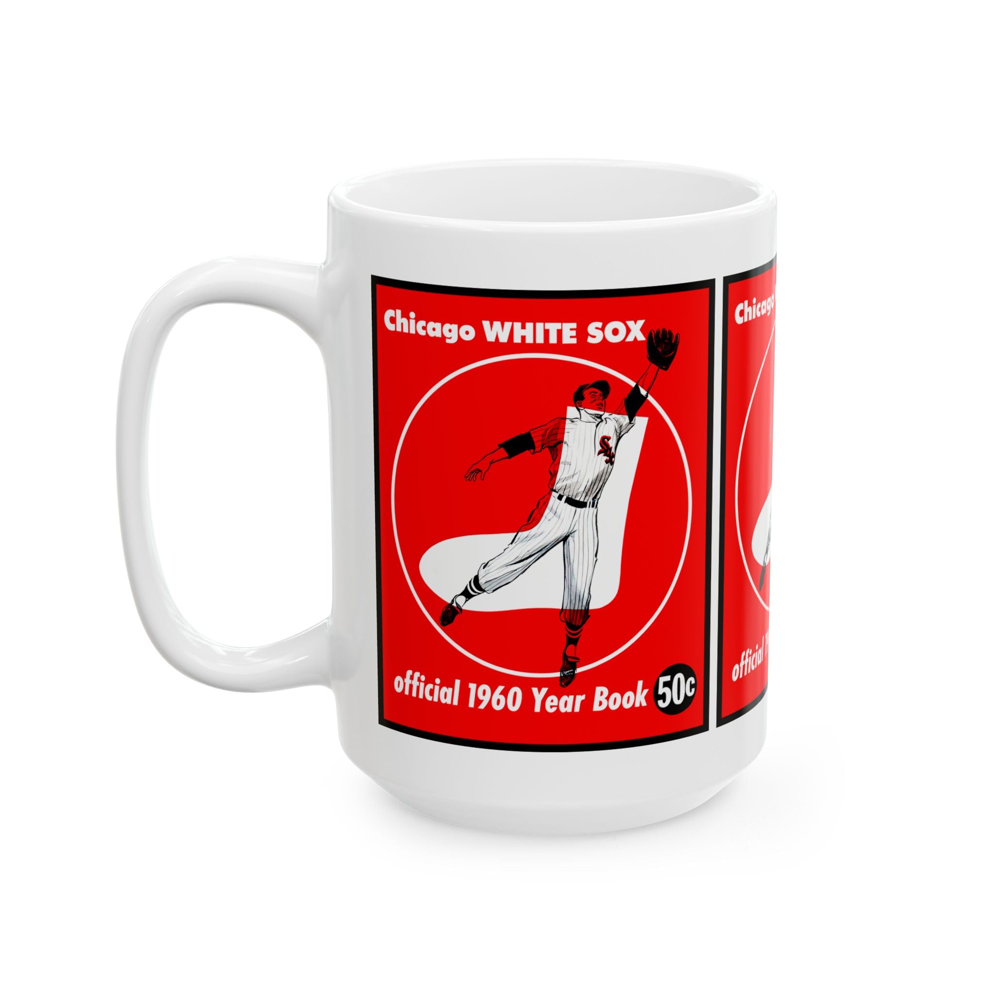 Ceramic Mug — Vintage Chicago White Sox 1960 Yearbook Baseball Design (11oz/15oz)