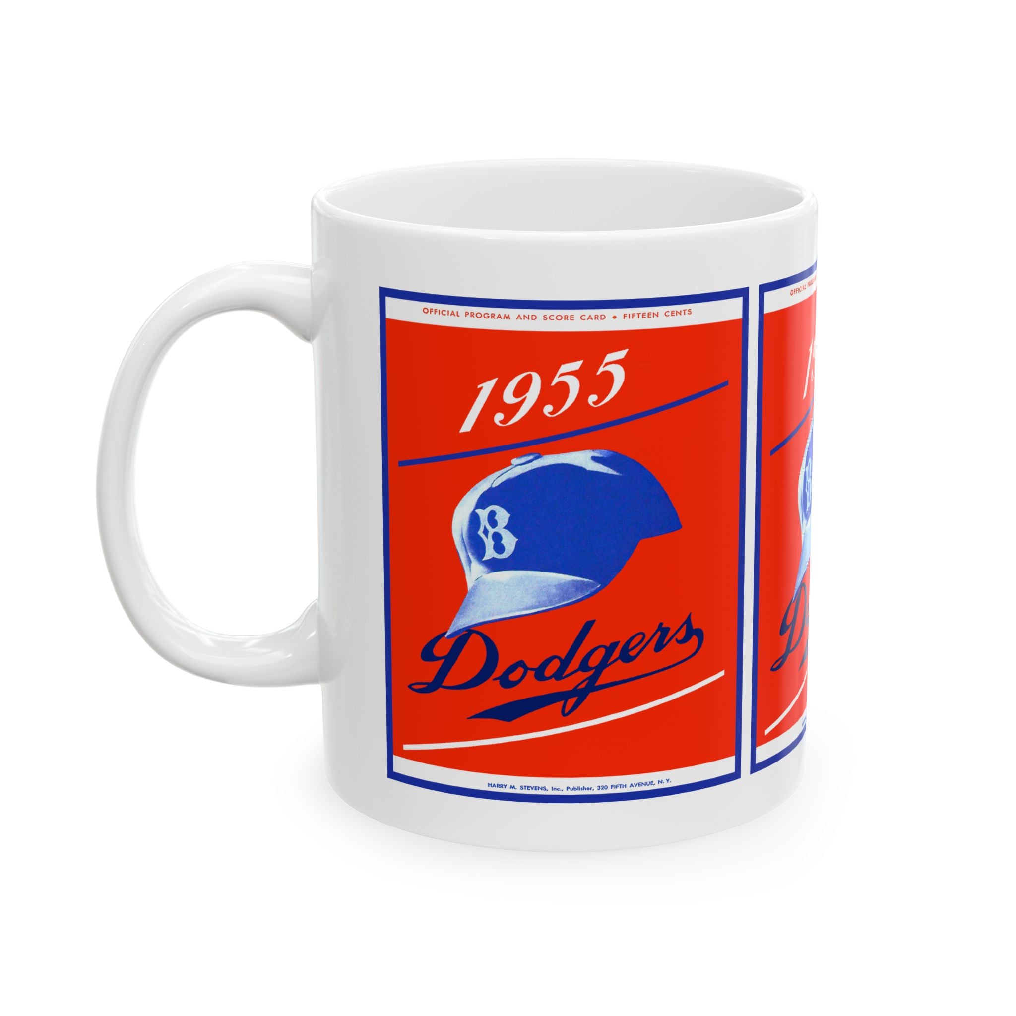 Brooklyn Dodgers 1955 Baseball Ceramic Mug (11oz & 15oz)
