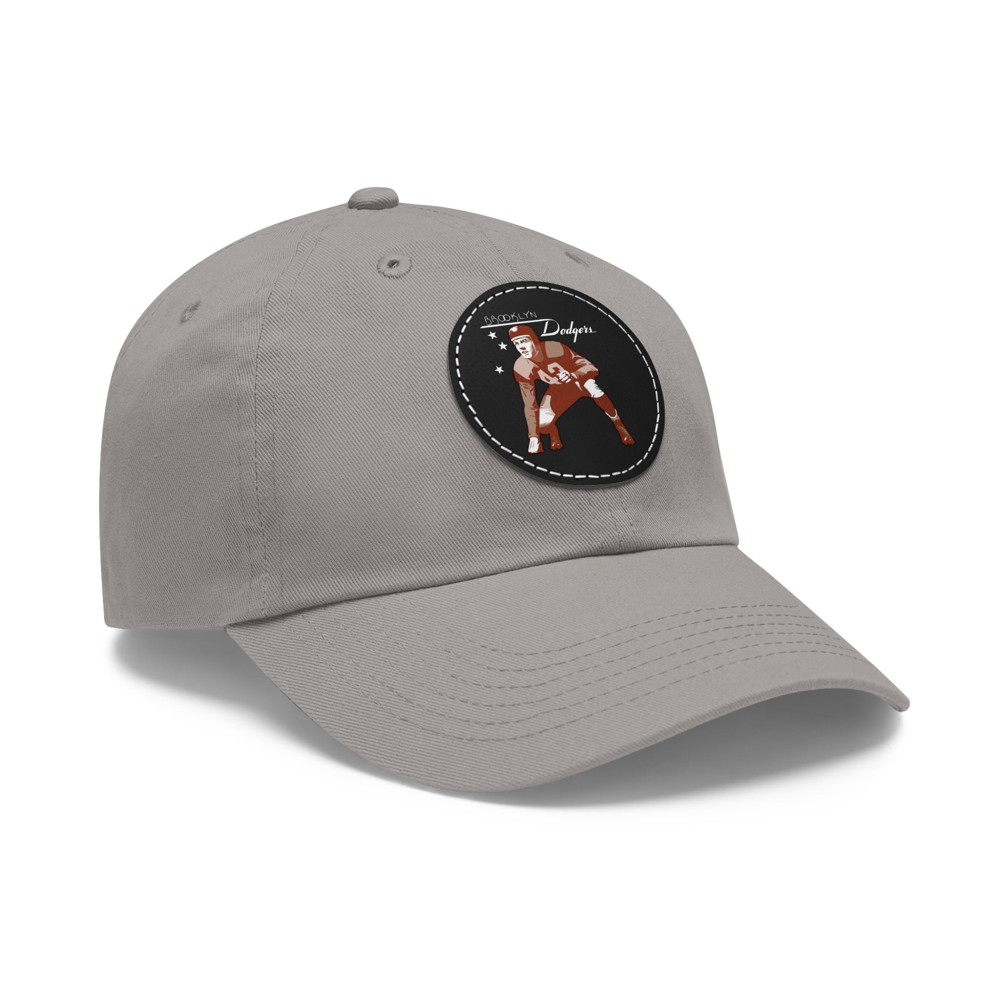 1943 Brooklyn Dodgers Football - Dad Hat with Leather Patch (Round)