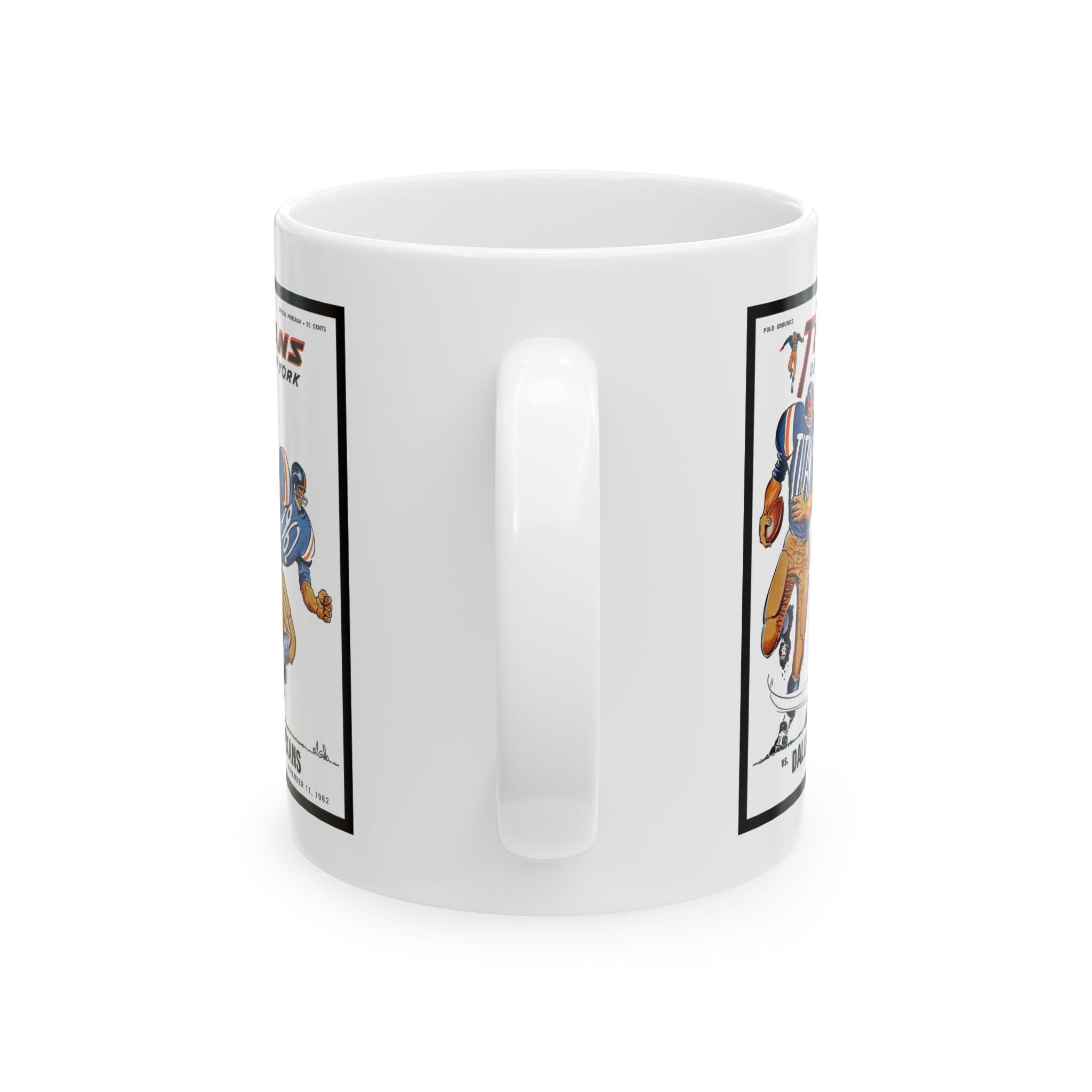 Vintage Football New York Titans Mug, Sports Fan Gift, Retro Football Team Cup, Father's Day Gift, Football Memorabilia, Ceramic Coffee Mug