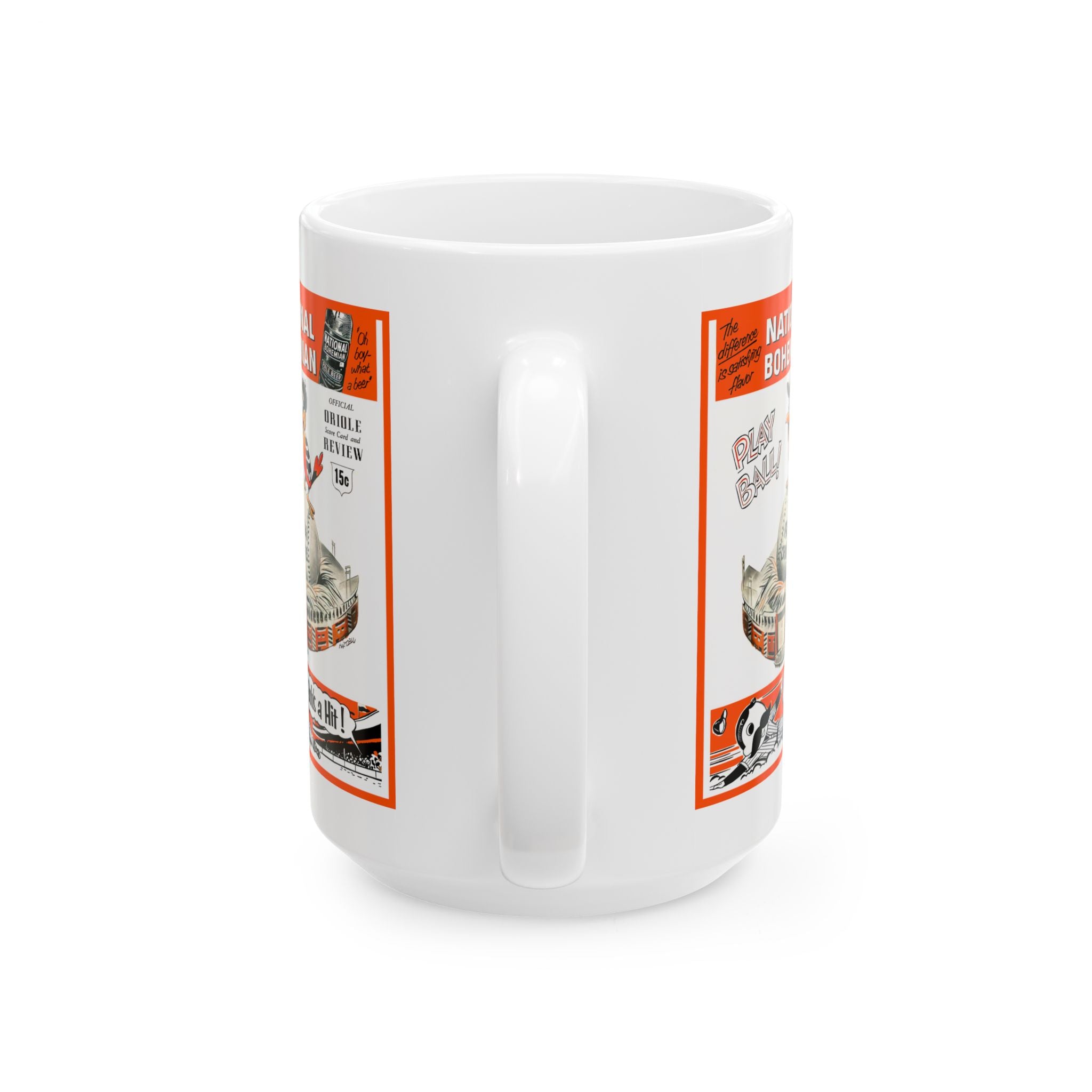 Vintage 1954 Baseball Baltimore Orioles Ceramic Mug, Sports Fan Gift, Coffee Cup, Tea Mug, Baseball Lover Gift, Orioles Memorabilia