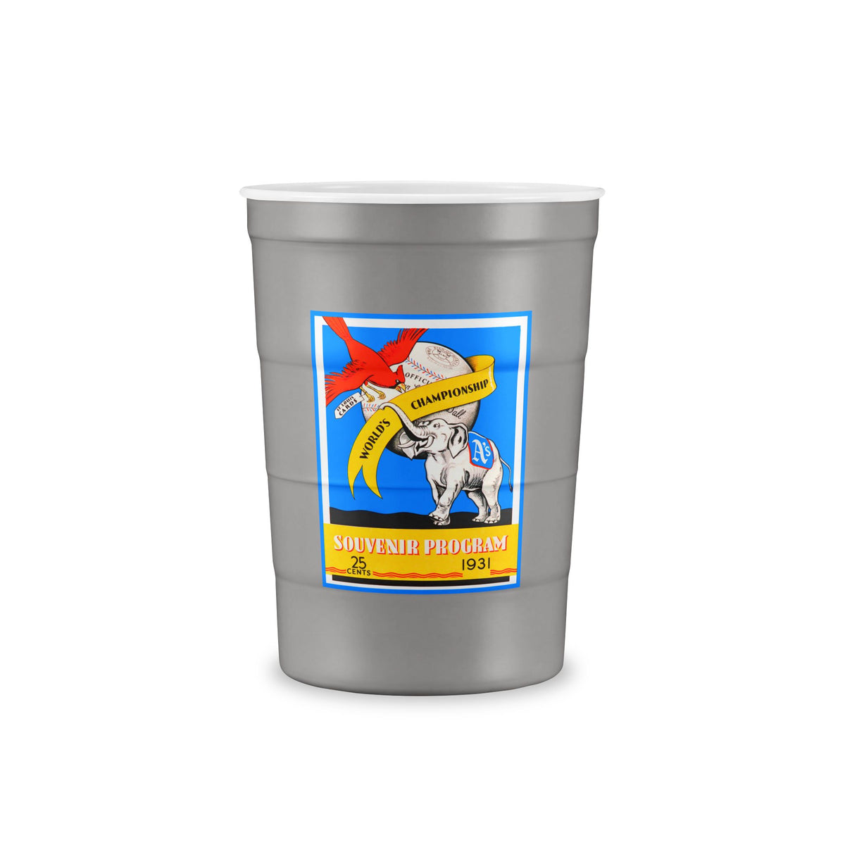 1931 Baseball World Series Cardinals vs Athletics - Recyclable Steel Cup