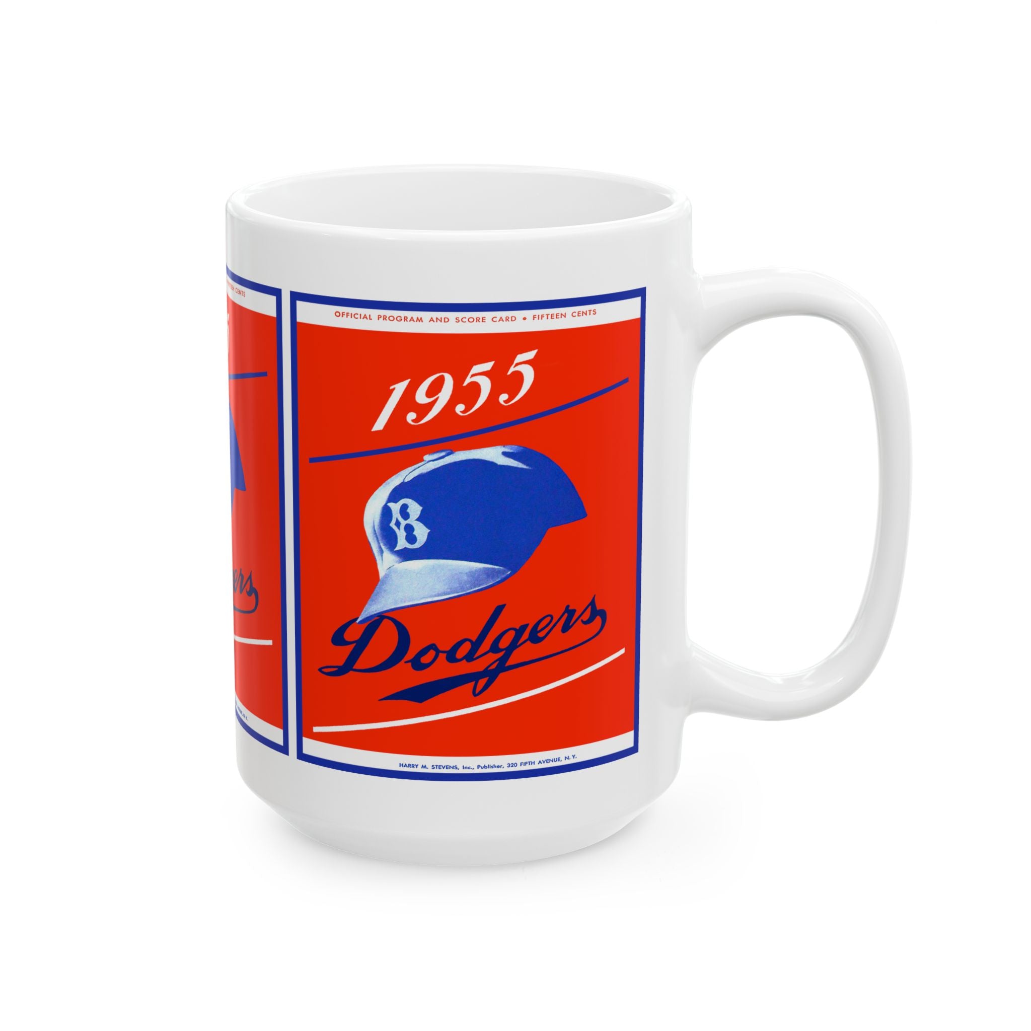 Brooklyn Dodgers 1955 Baseball Ceramic Mug (11oz & 15oz)