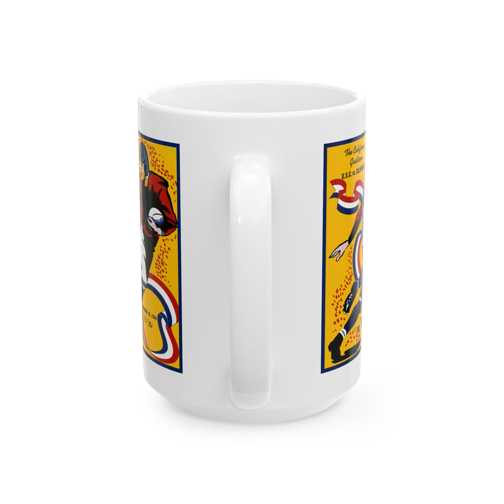 1944 Football Southern California - California Retro Football Poster Ceramic Mug  (11oz/15oz)