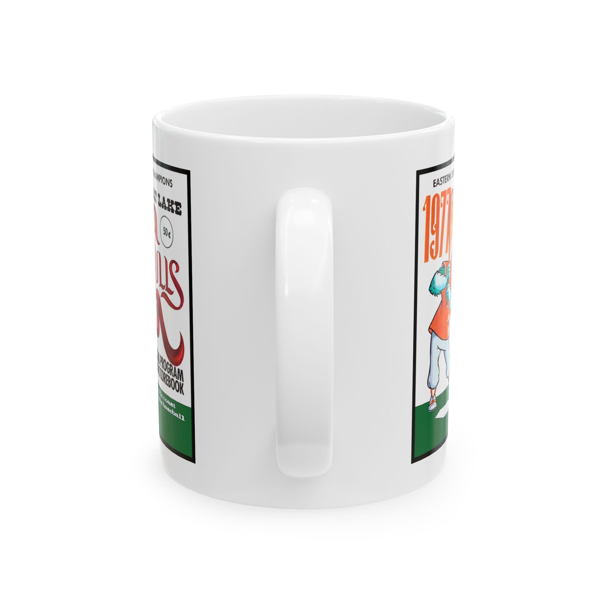 Vintage 1977 Baseball Salt Lake City Gulls Ceramic Mug, Gift for Sports Fans, Coffee Cup, Tea Mug, Baseball Lover Gift, Sport Enthusiast