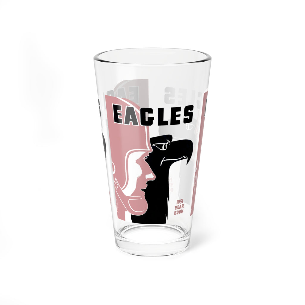 1951 Vintage Philadelphia Eagles Football Yearbook Cover  -  Pint Glass, 16oz