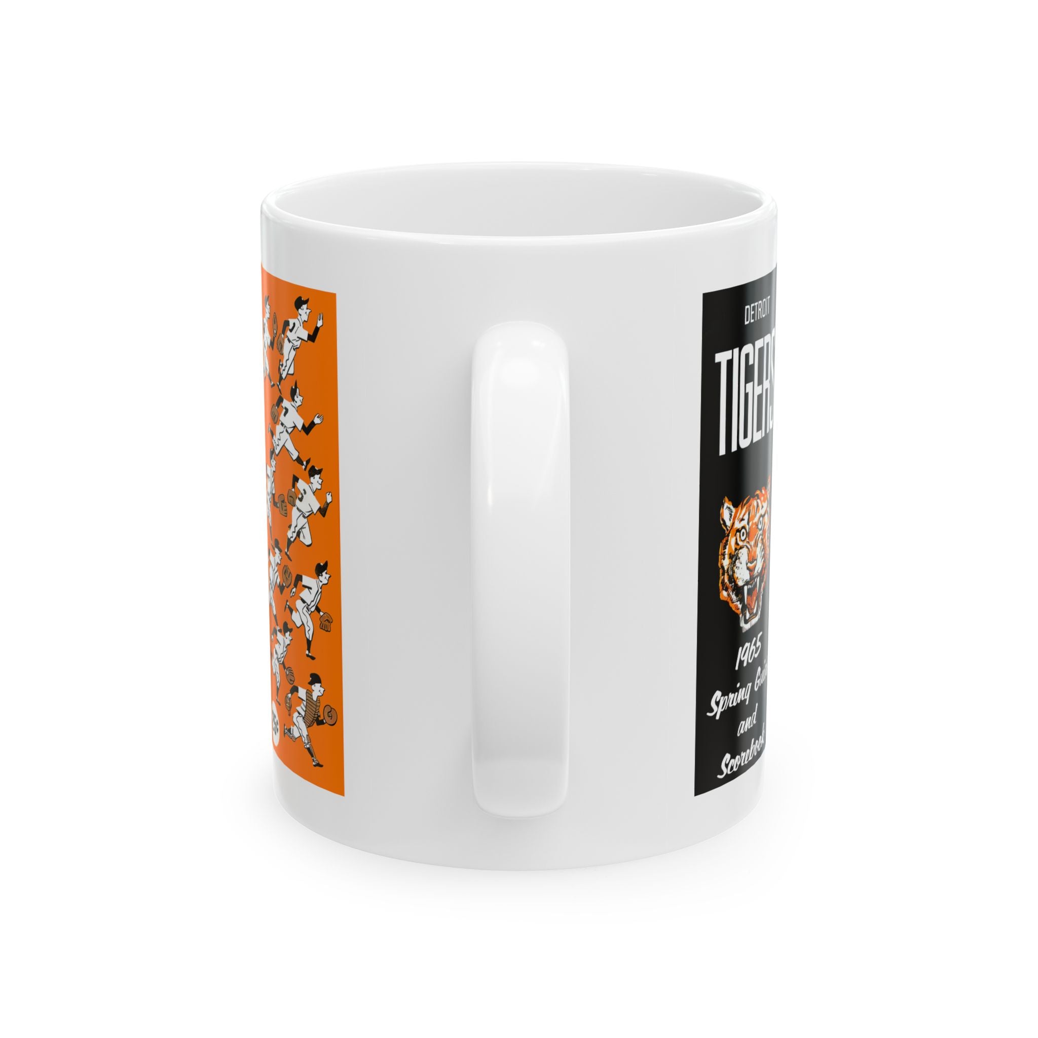 1965 Vintage Detroit Tigers Spring Training Guide Cover - Ceramic Mug, 11oz