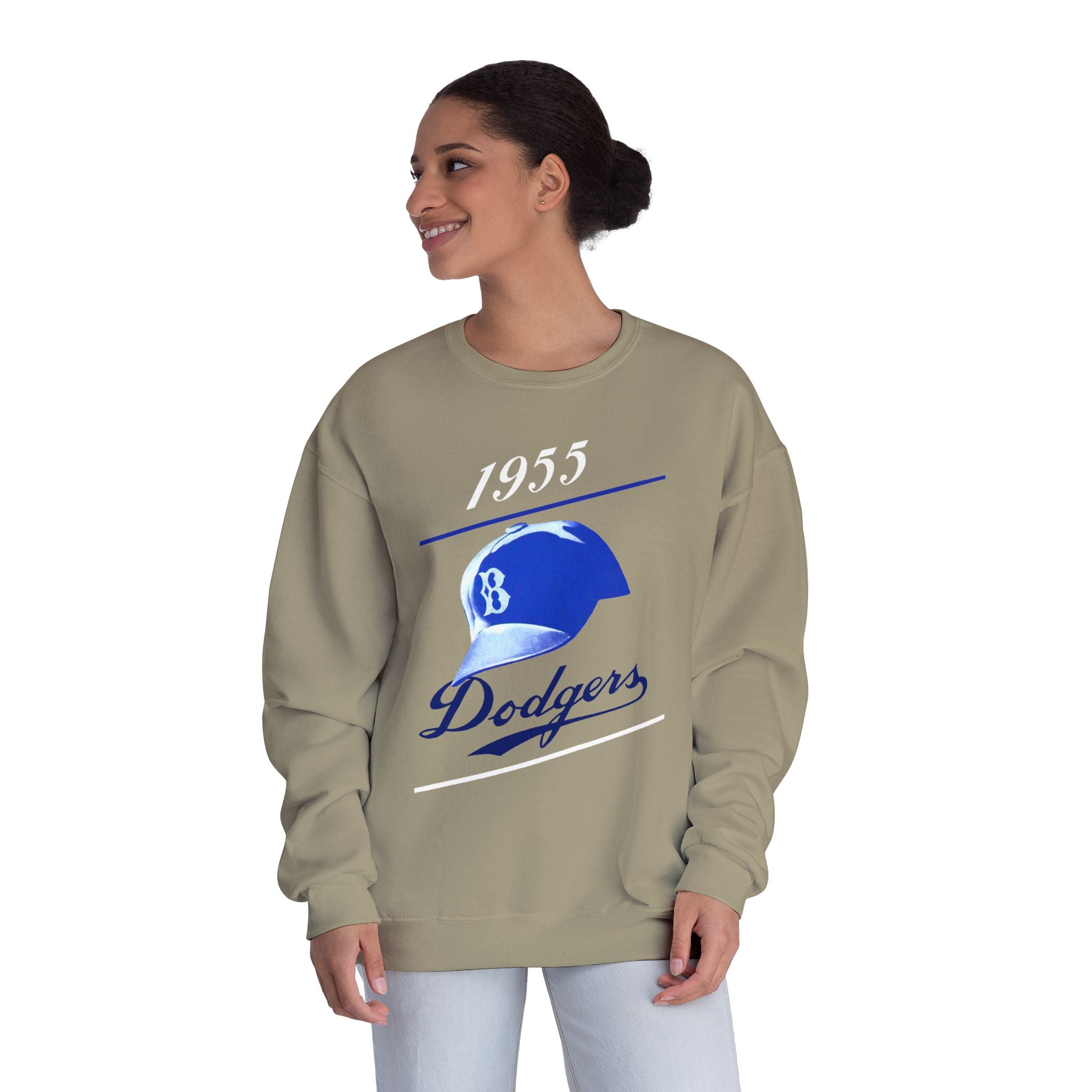 1955 Brooklyn Baseball Crewneck Sweatshirt | NuBlend