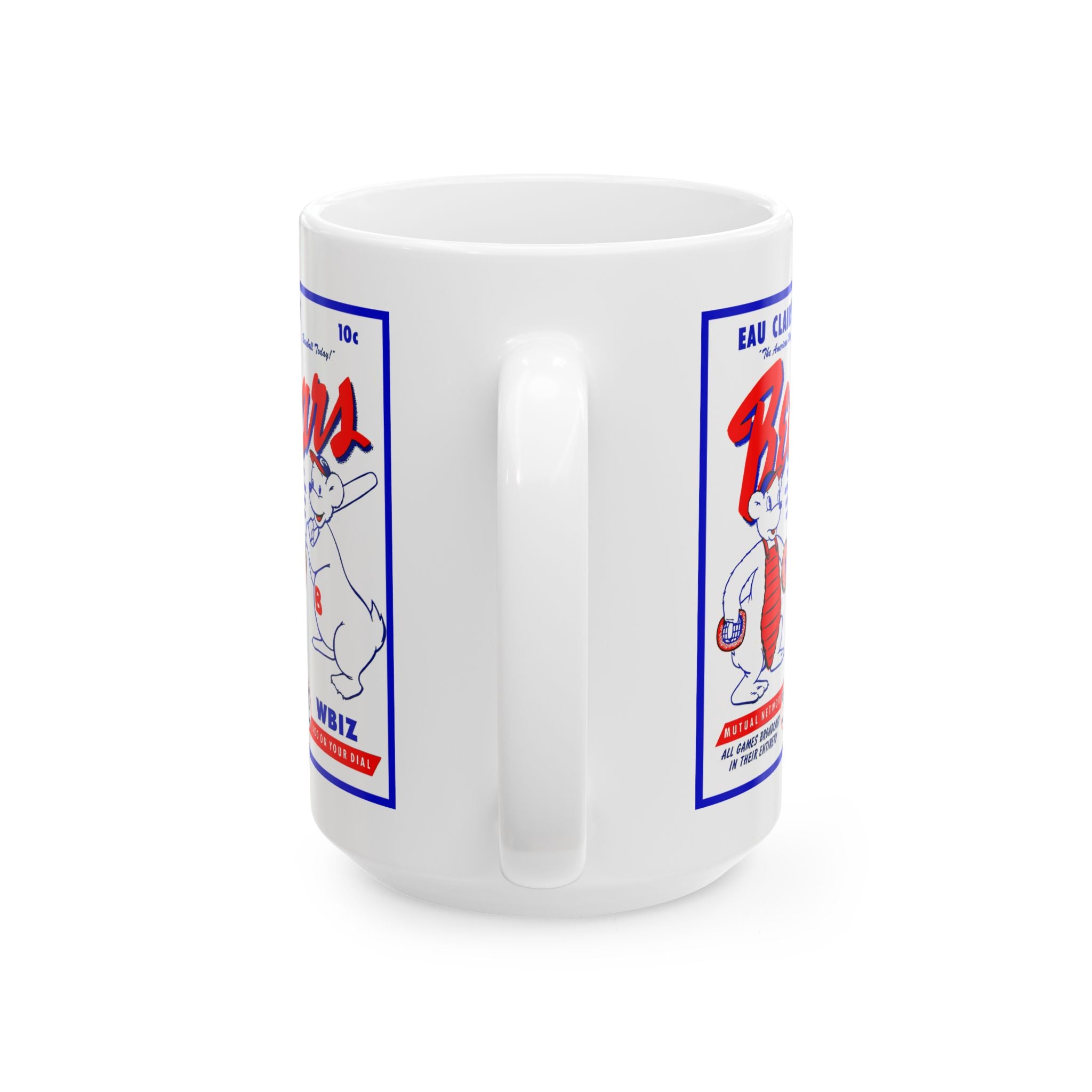 1951 Eau Claire Bears Baseball Ceramic Mug (11oz, 15oz)