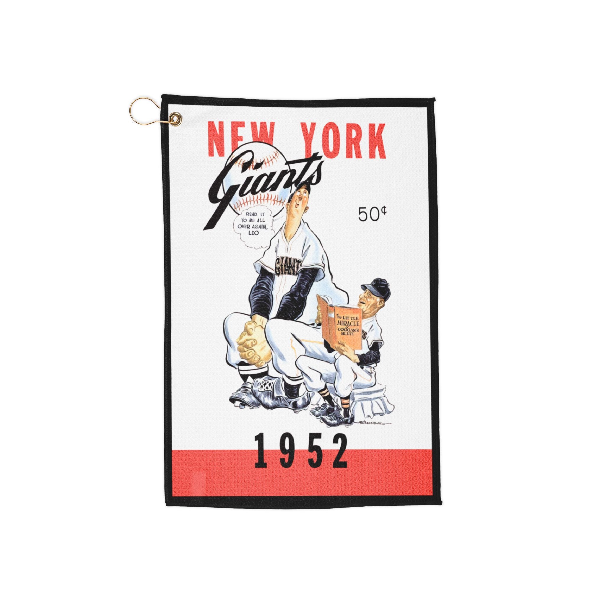 1952 New York Giants Baseball Golf Towel | Vintage Baseball