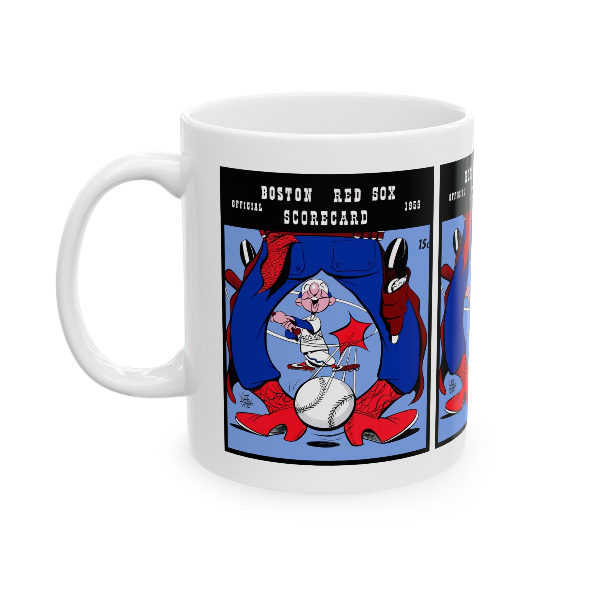 Ceramic Mug, 1959 Baseball Spring Training Boston Red Sox - Vintage Sports Fan Gift, Baseball Memorabilia, Red Sox Fan Mug, Baseball