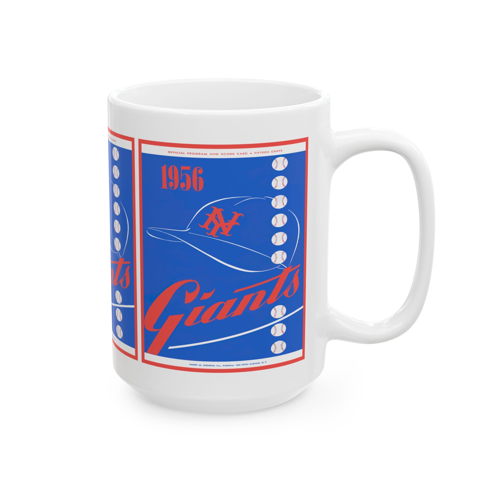 1956 New York Giants Baseball Ceramic Mug (11oz, 15oz)
