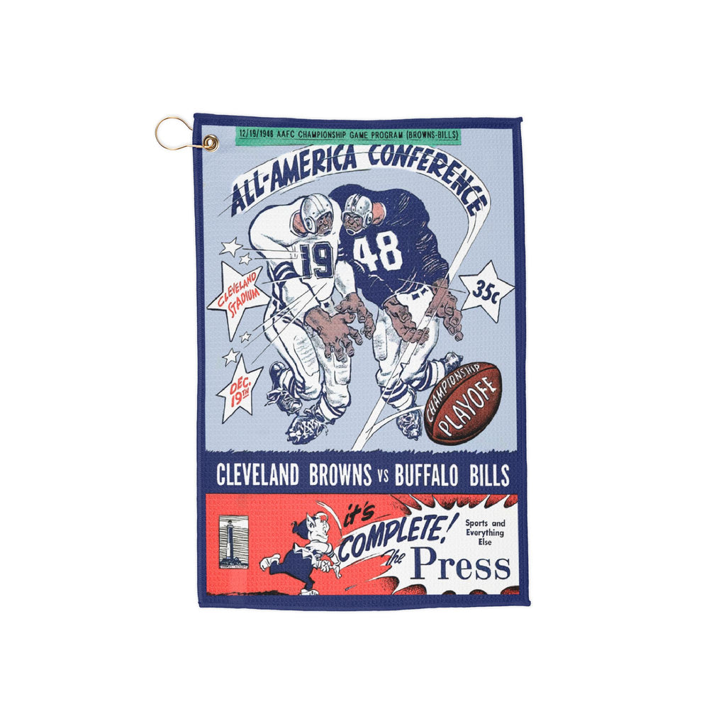 1948 Football Browns vs Bills Playoff Vintage Football Towel | Golf Towel