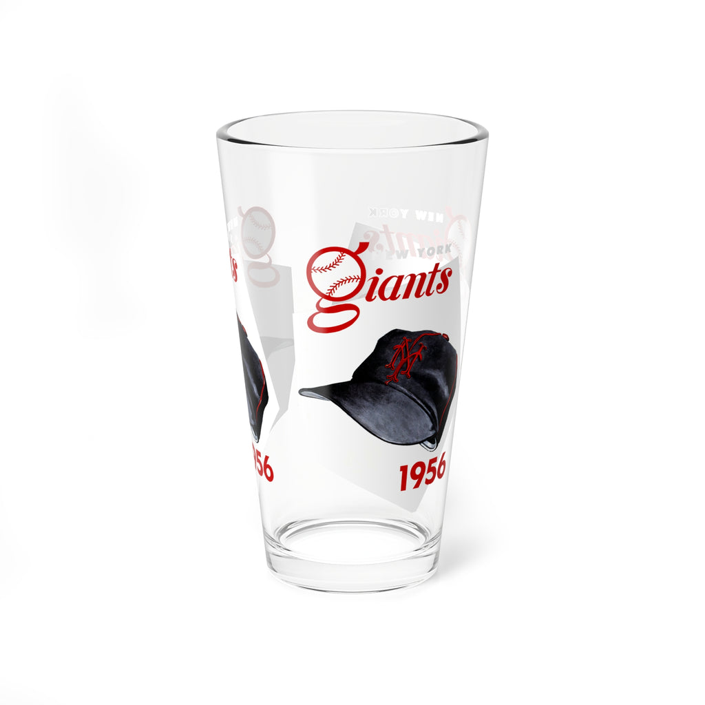 1956 New York Giants Baseball Yearbook Cover -  Pint Glass, 16oz