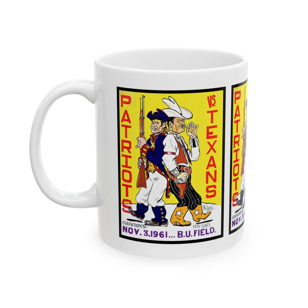 Mug - 1961 Boston Patriots Football Dallas Texans Ceramic Coffee Cup