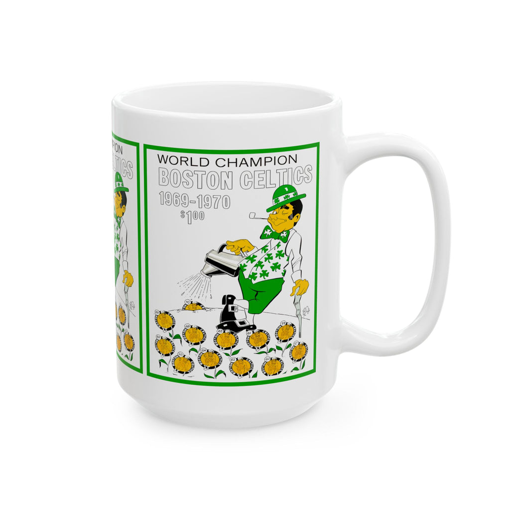 1969-1970 Boston Celtics World Champion Ceramic Mug — Vintage Coffee Cup (11oz/15oz)