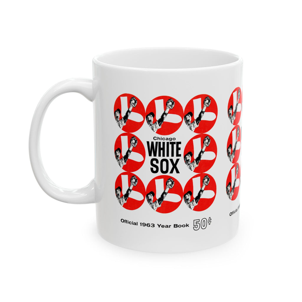 1963 Vintage Chicago White Sox Baseball Yearbook Cover - Ceramic Mug, 11oz