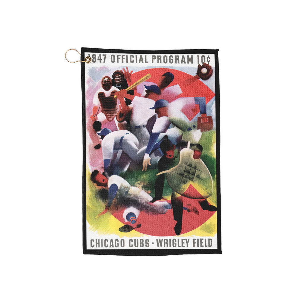 Sport Towel, 1947 Baseball Chicago Cubs Design - Golf Towels, Golf Accessories, Gym Towel, Sports Towel, Golf Gifts
